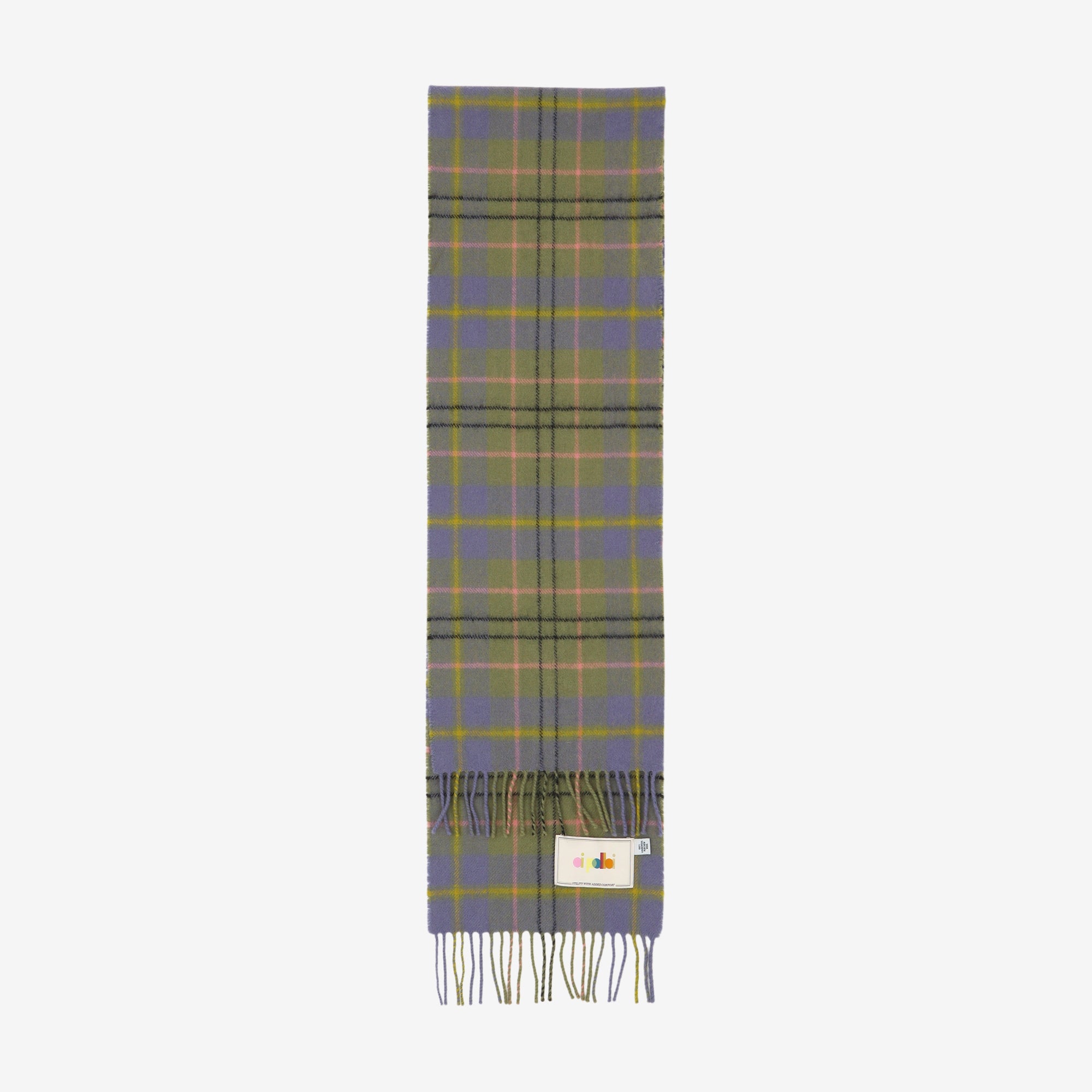 Lambswool Check Scarf