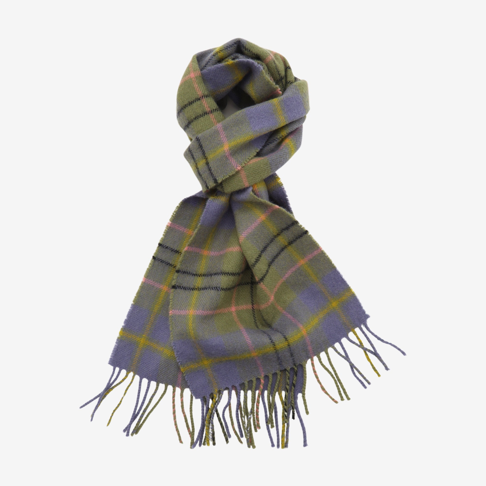 Lambswool Check Scarf
