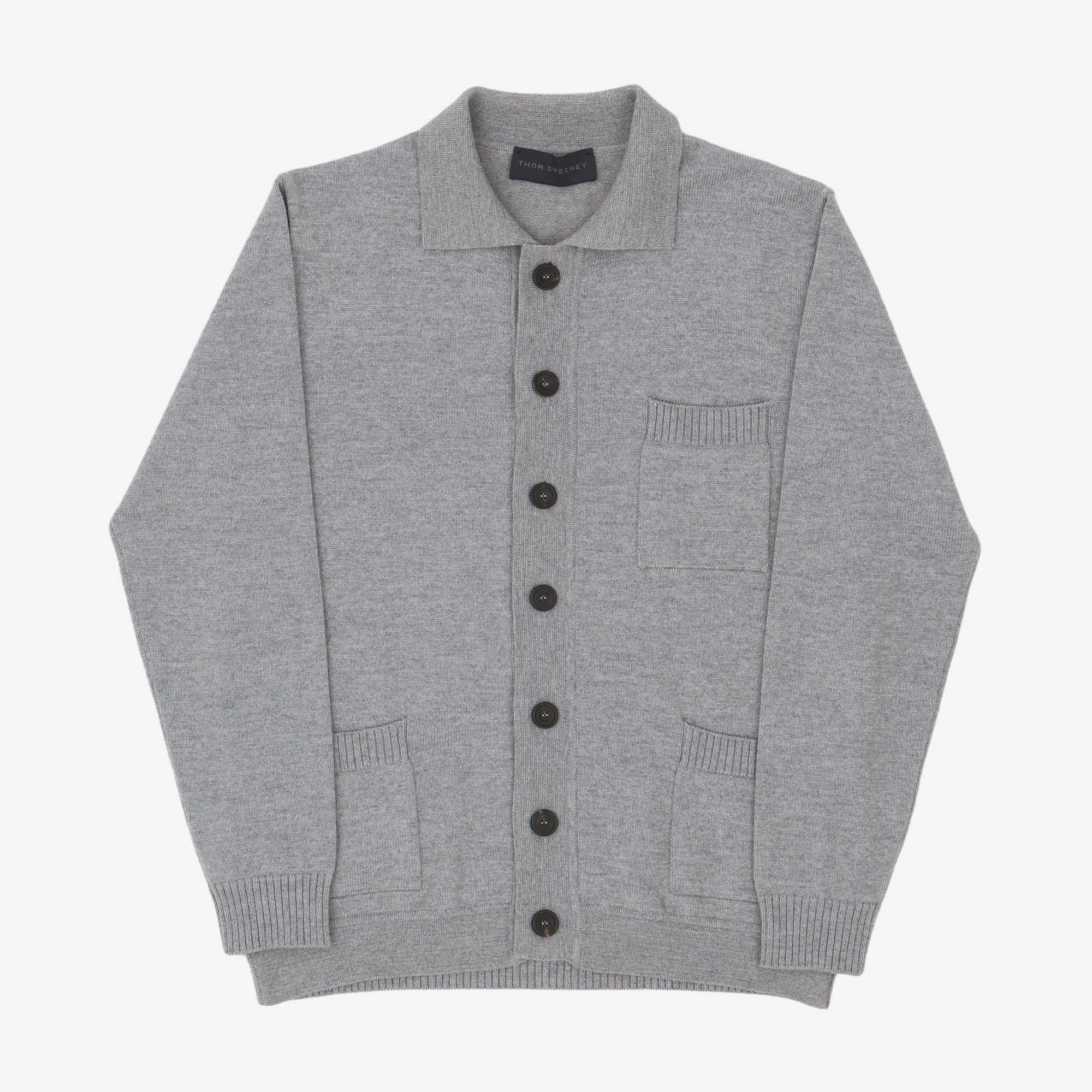 Merino Button Up Cardigan