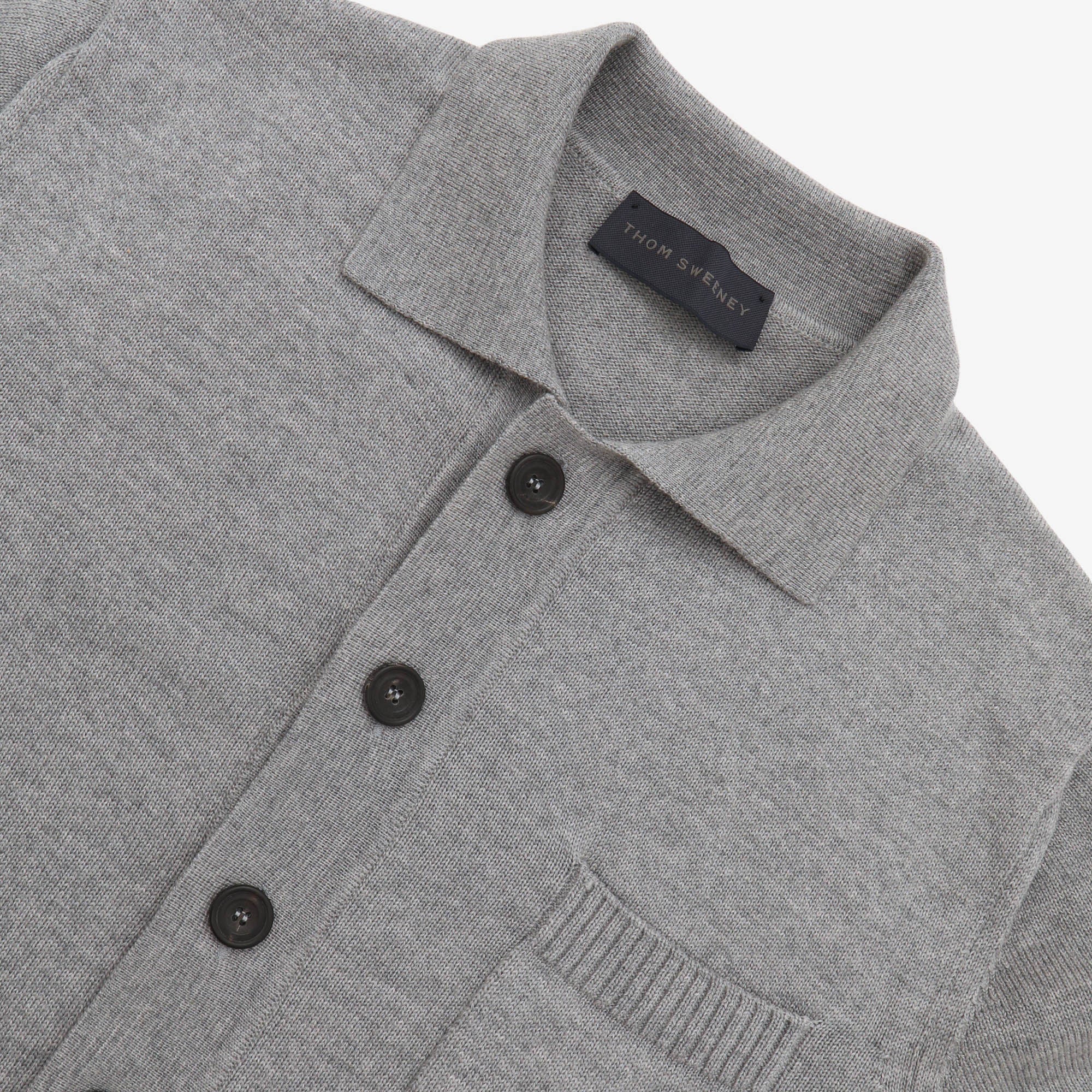 Merino Button Up Cardigan