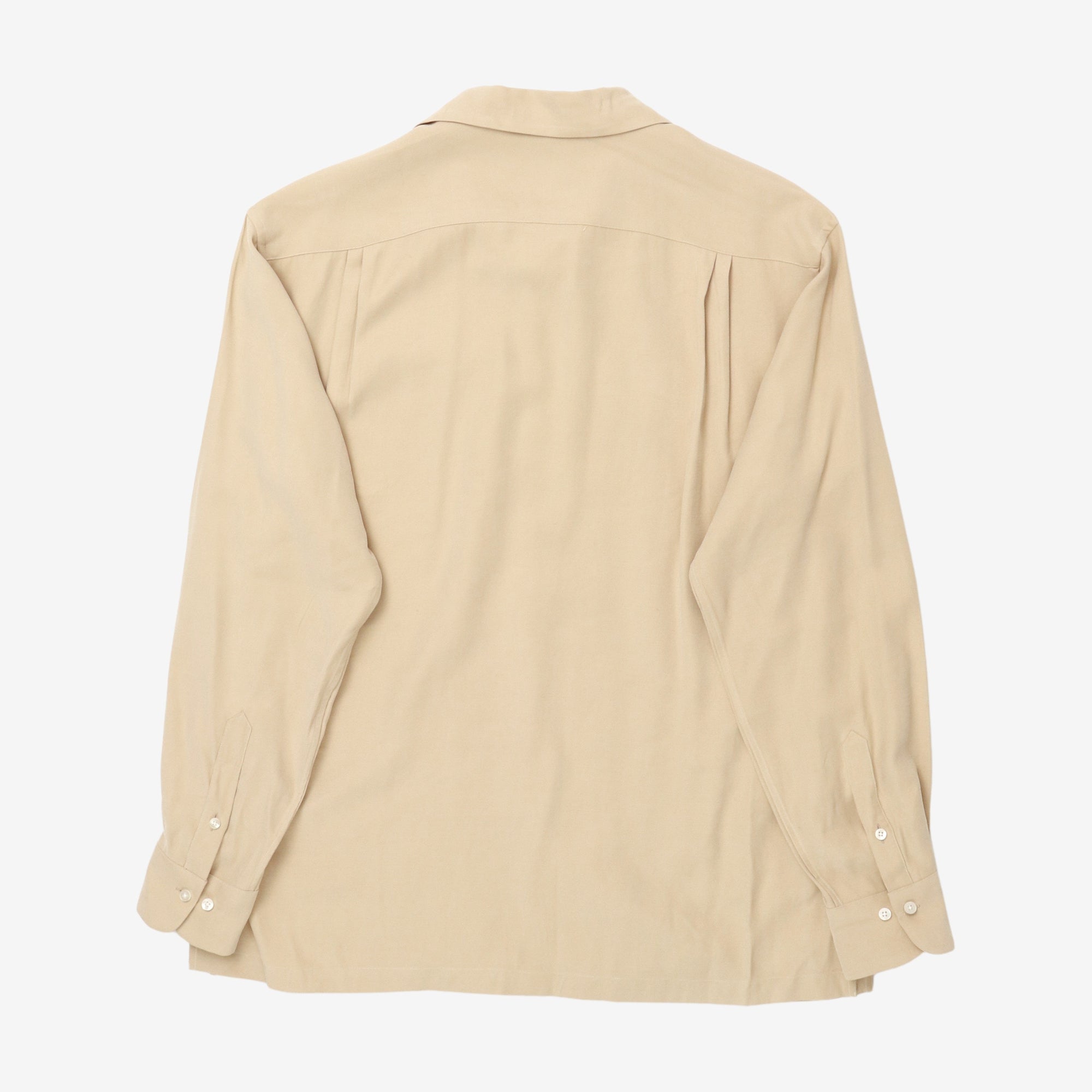 Rayon Open Collar Shirt
