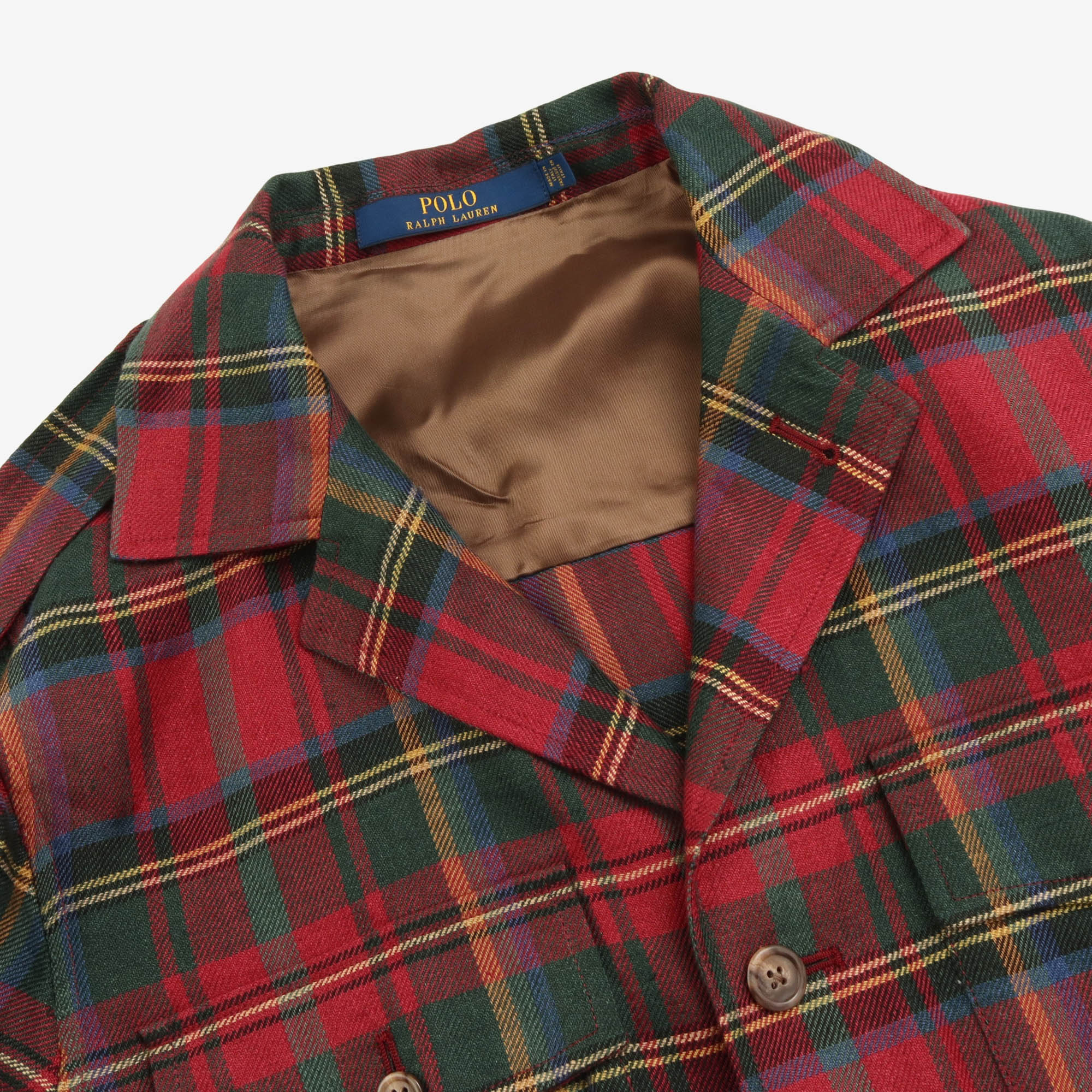 Tartan Linen Safari Jacket