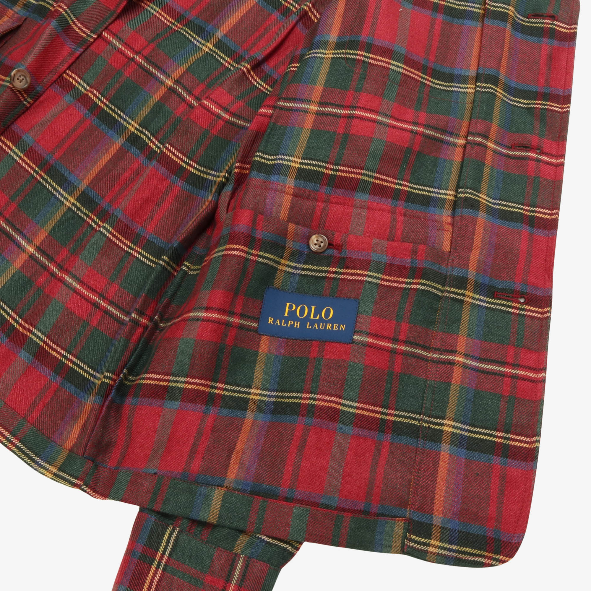 Tartan Linen Safari Jacket