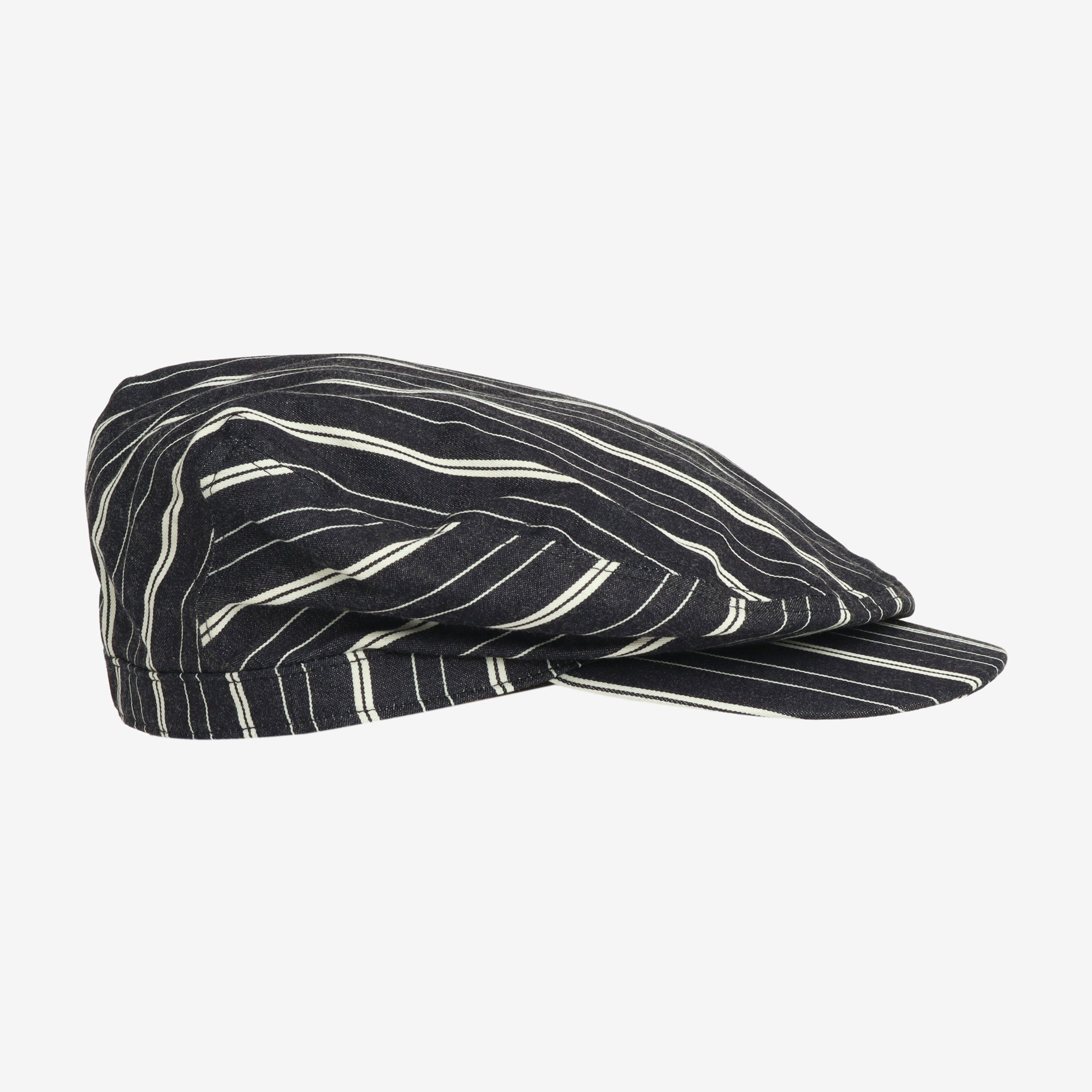 Striped Flat Cap