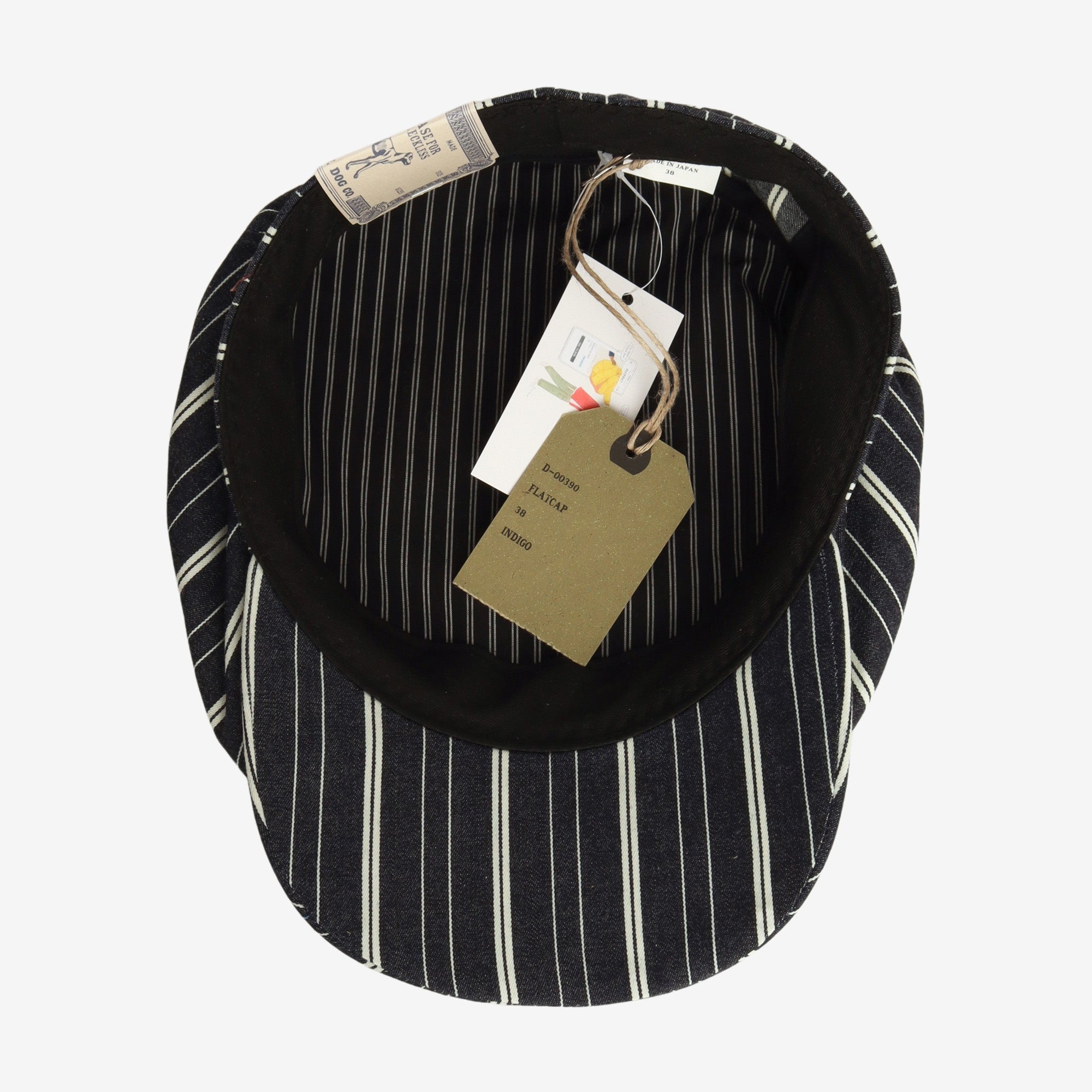 Striped Flat Cap