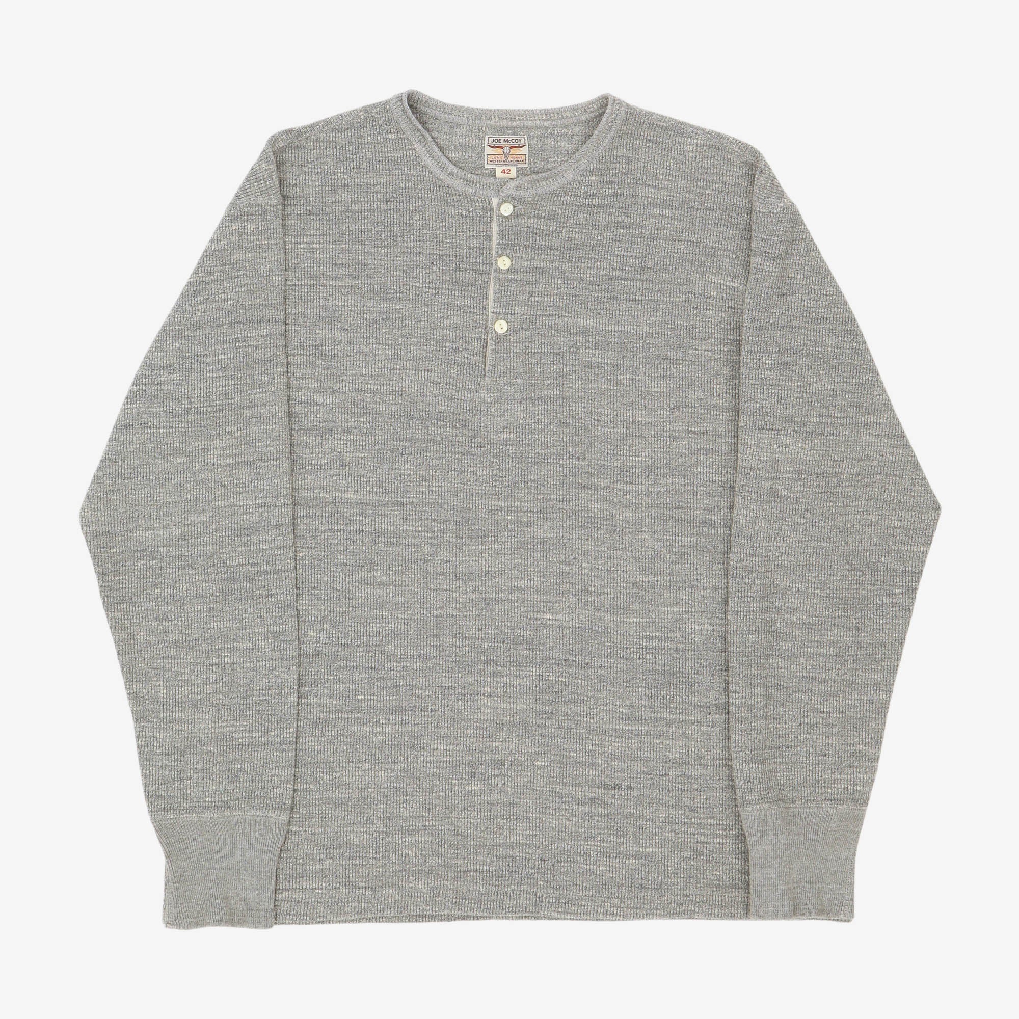Western Cardigan Stitch Henley Shirt