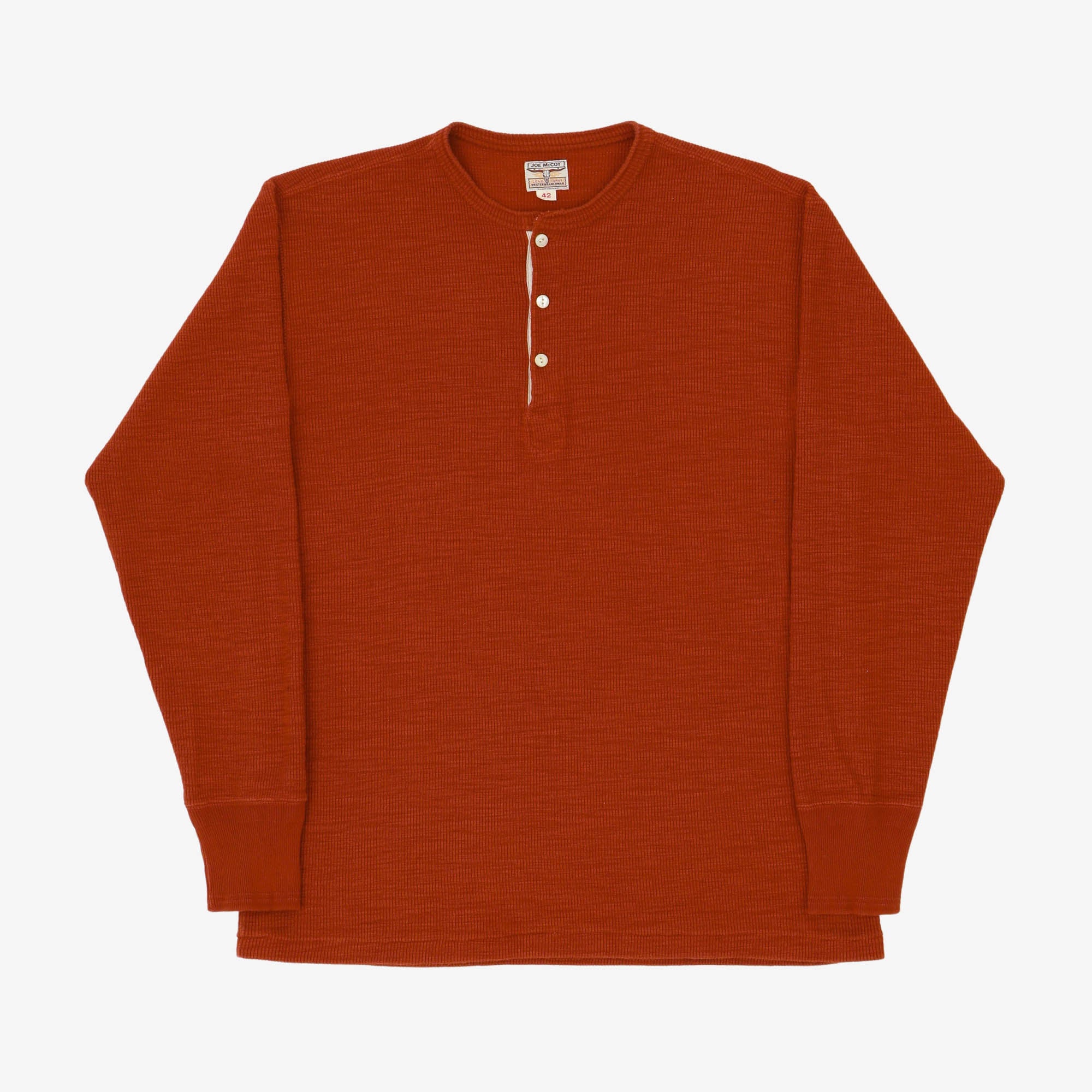 Western Cardigan Stitch Henley Shirt