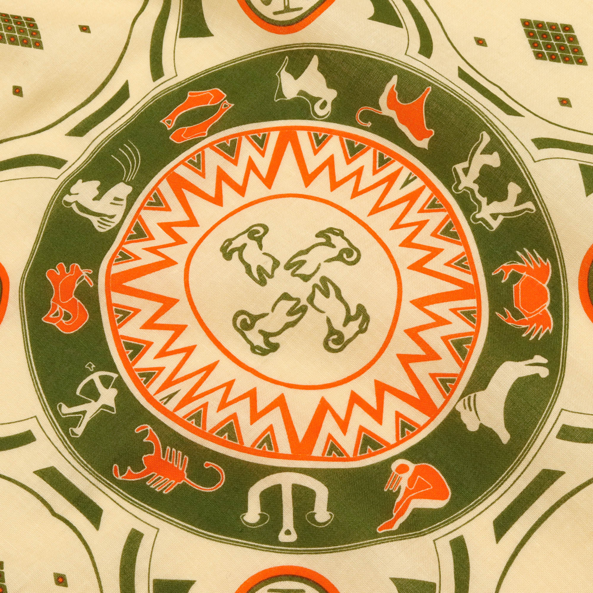Zodiac Print Scarf