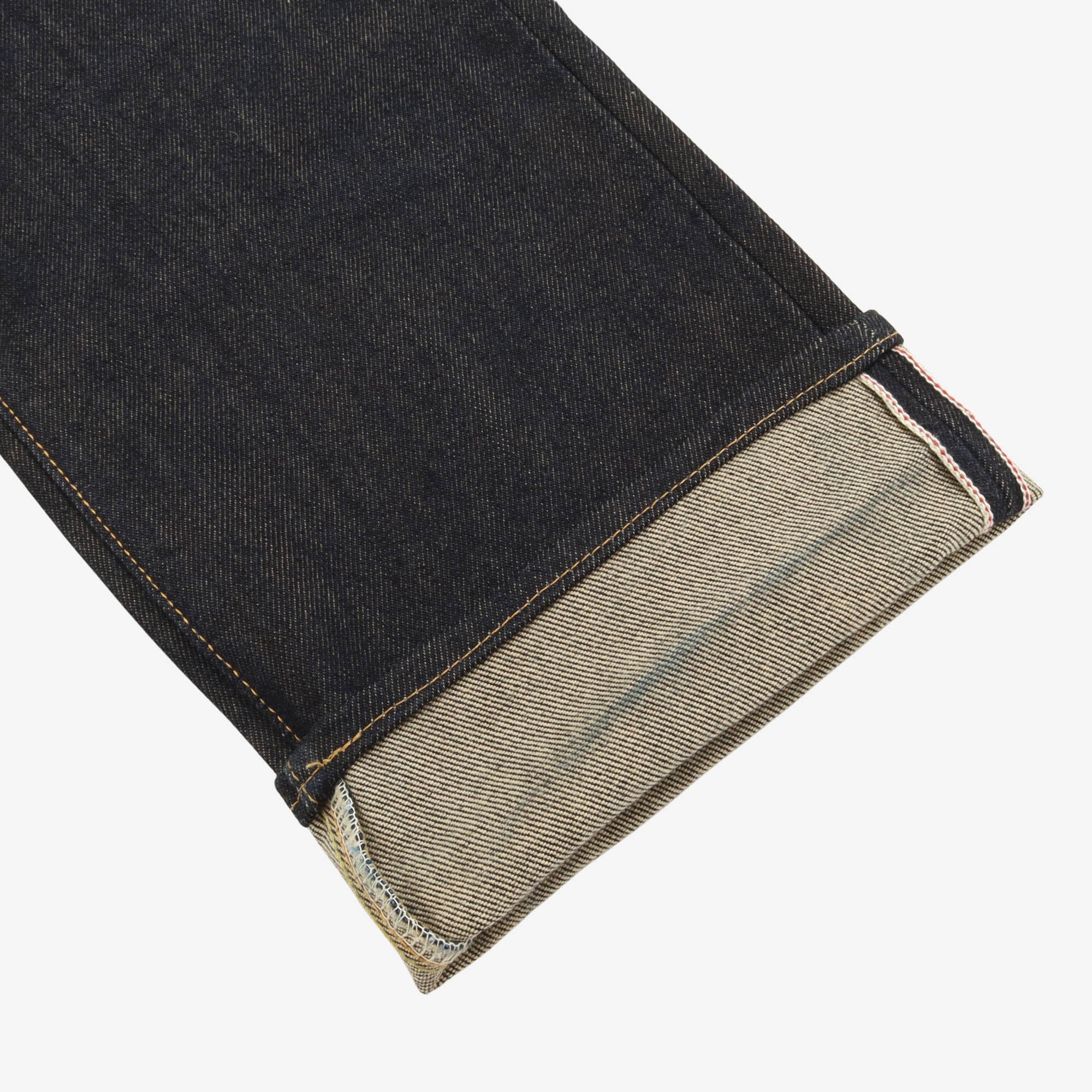 21oz Selvedge Denim Slim Straight Cut Jeans (40W X 32L)