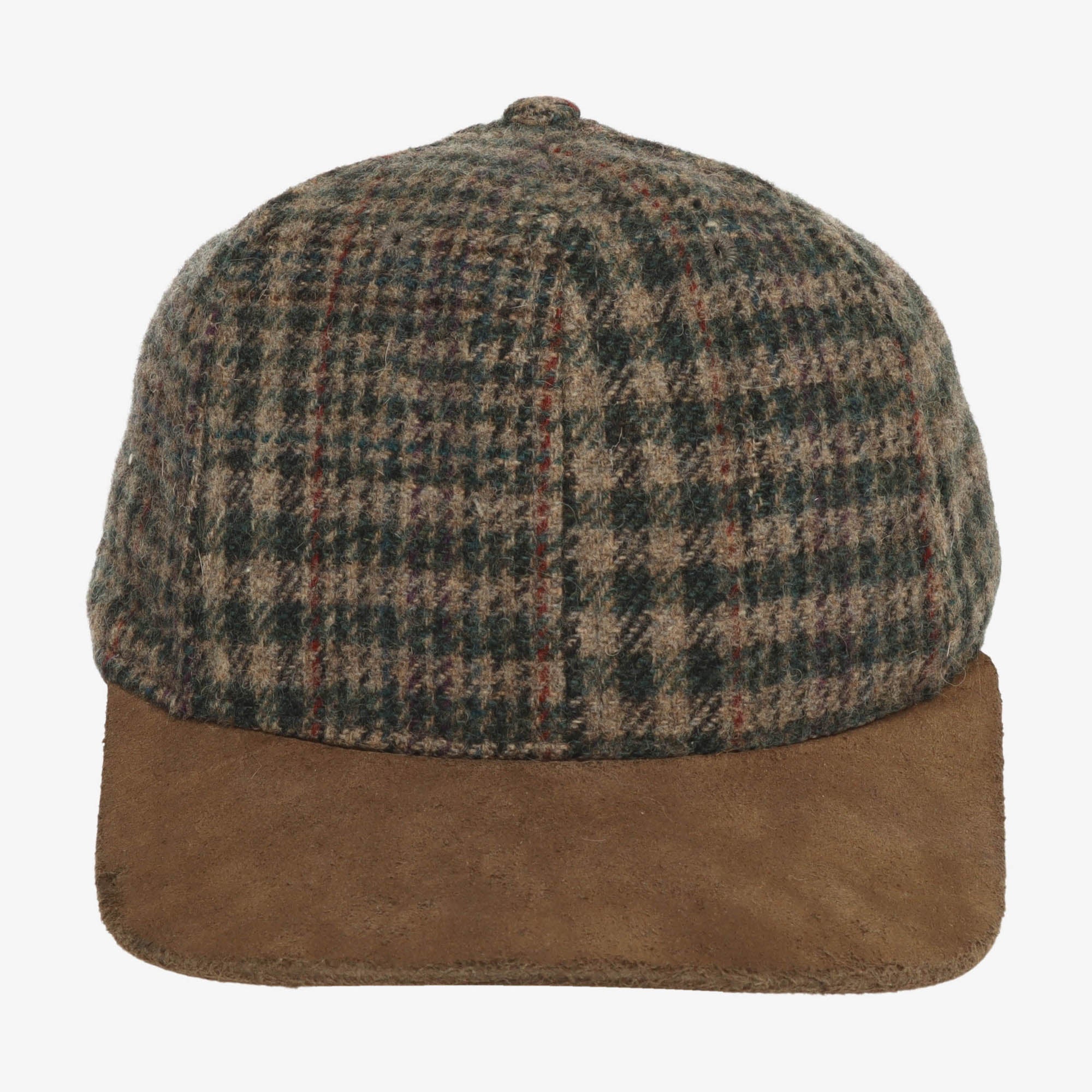 Vintage Suede/Tweed Cap
