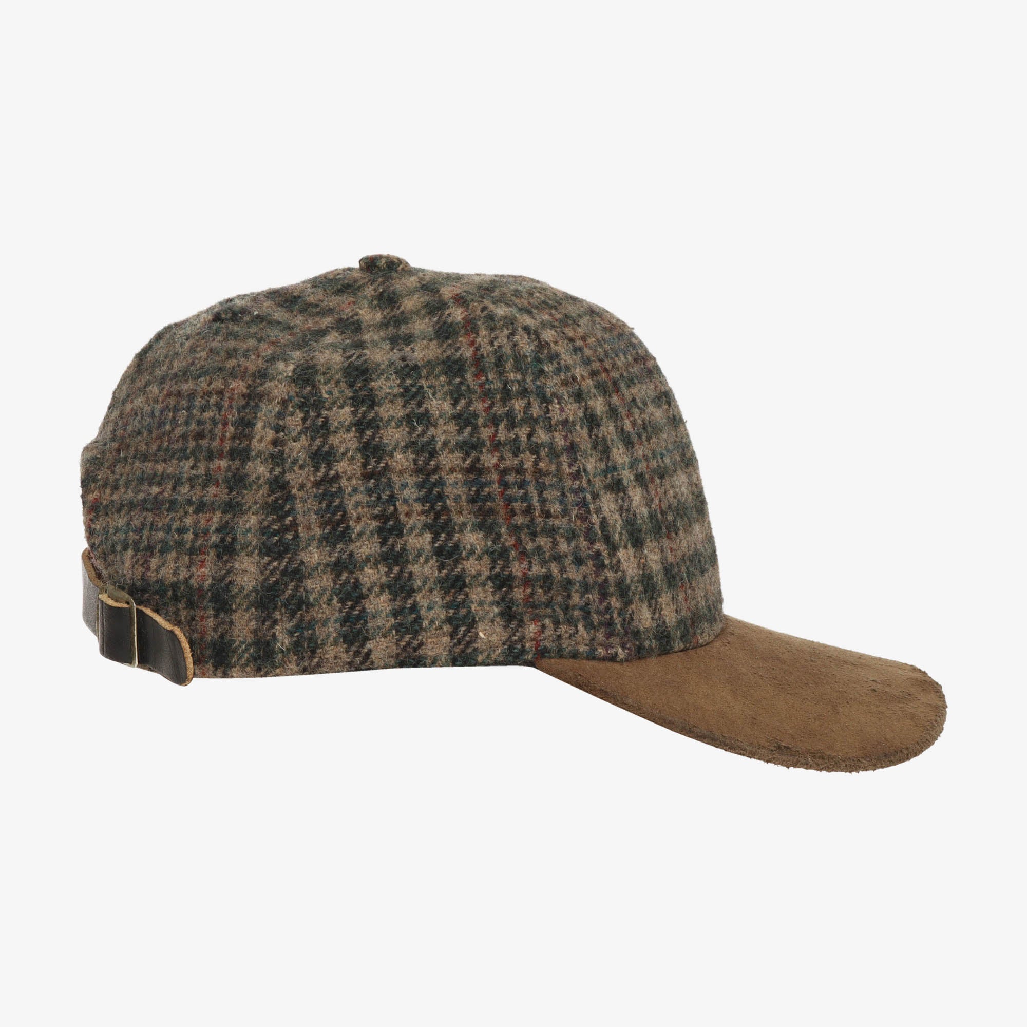 Vintage Suede/Tweed Cap