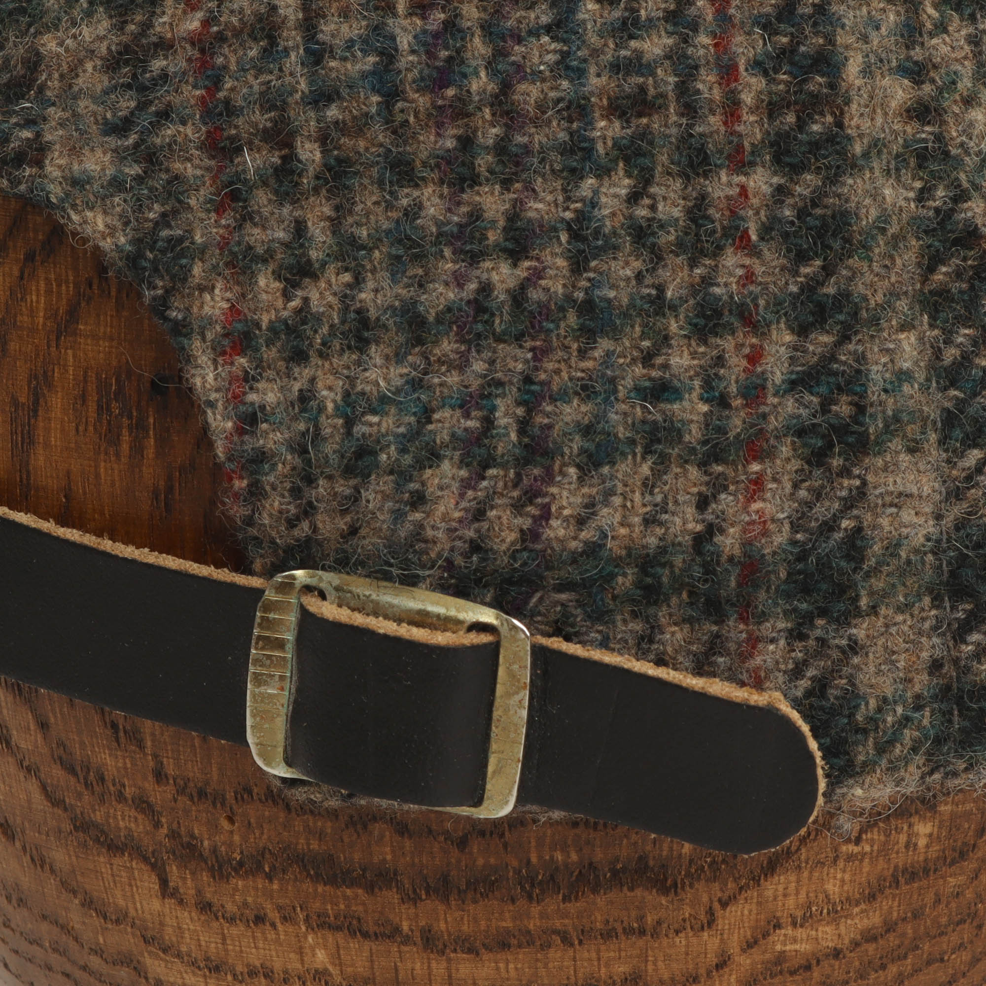Vintage Suede/Tweed Cap