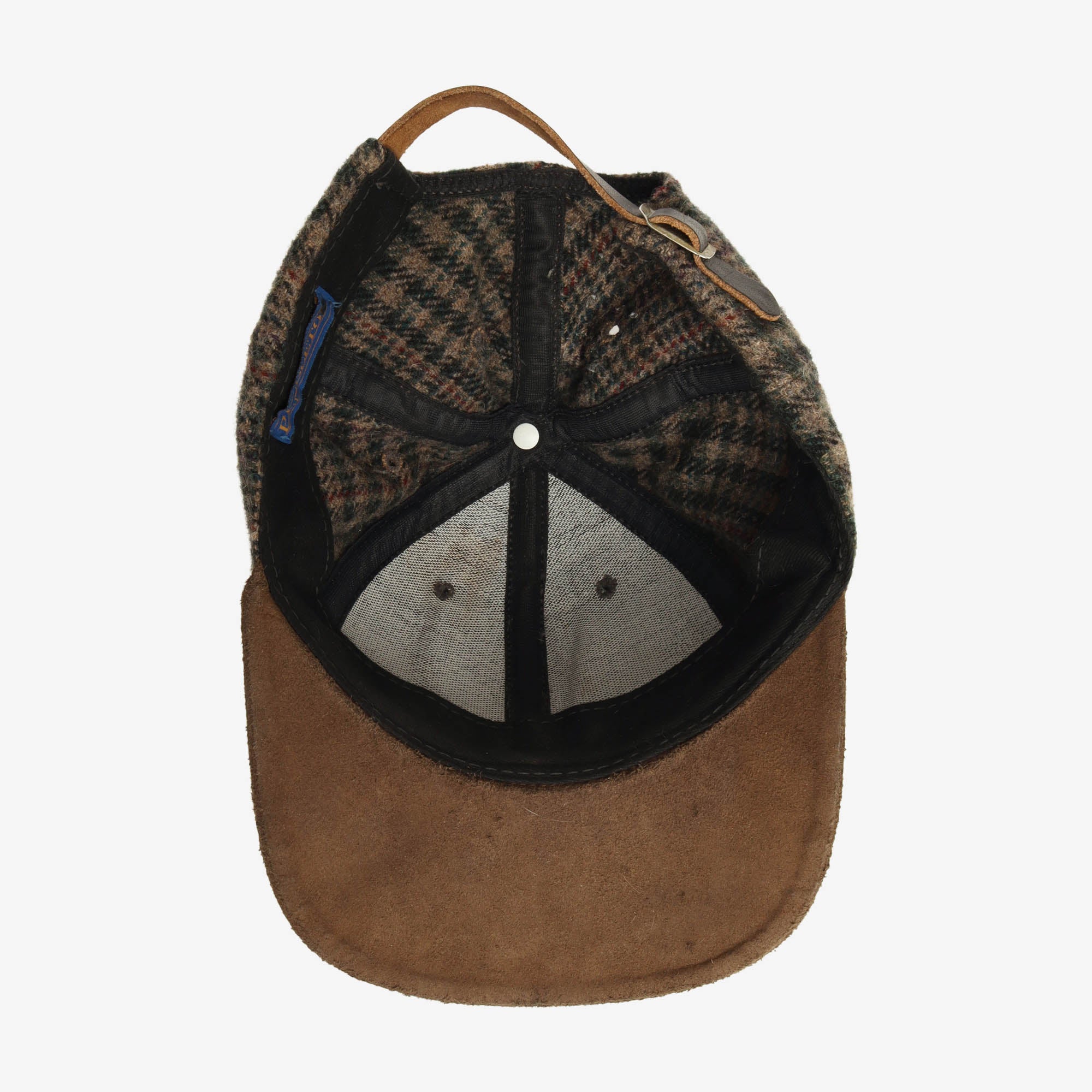 Vintage Suede/Tweed Cap