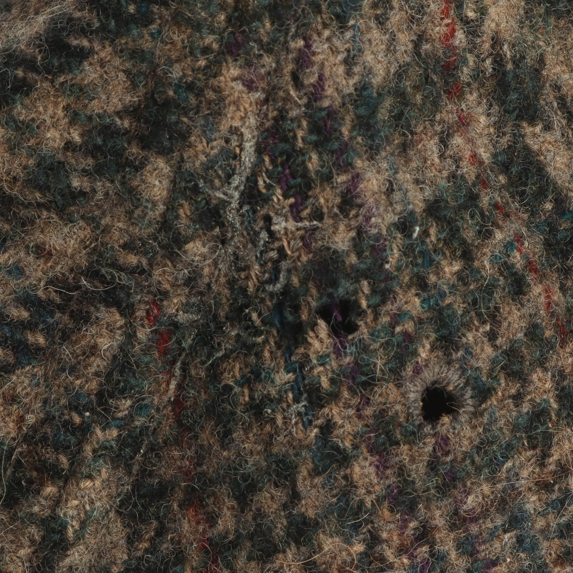 Vintage Suede/Tweed Cap