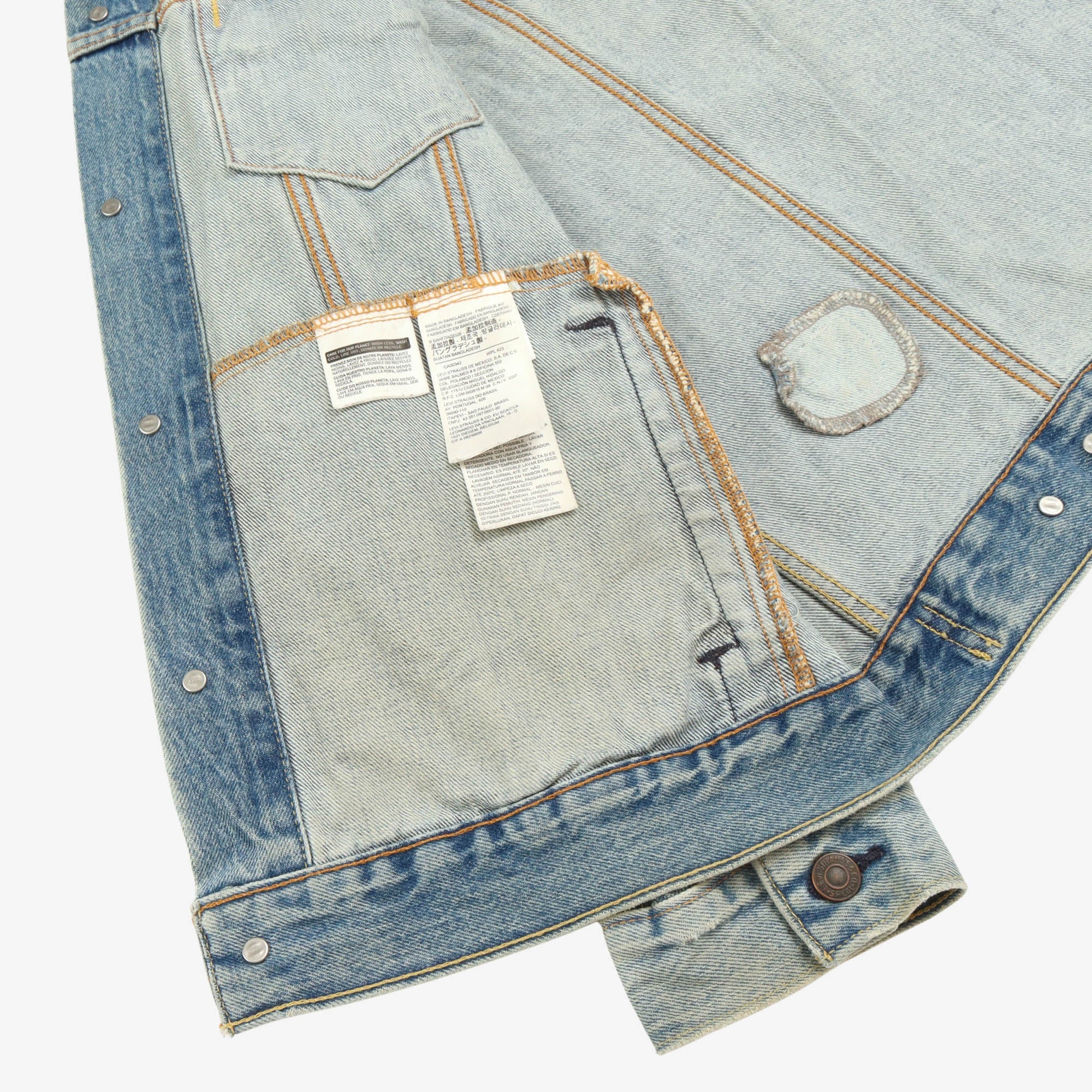 Distressed Type 3 Denim Trucker Jacket