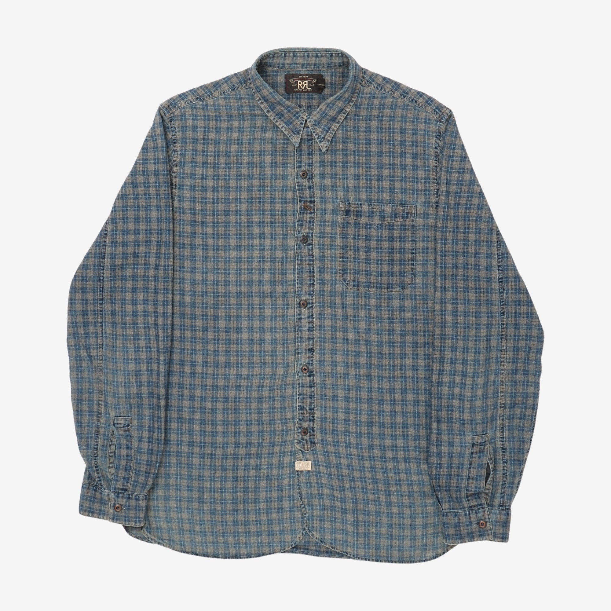 Indigo Plaid Shirt