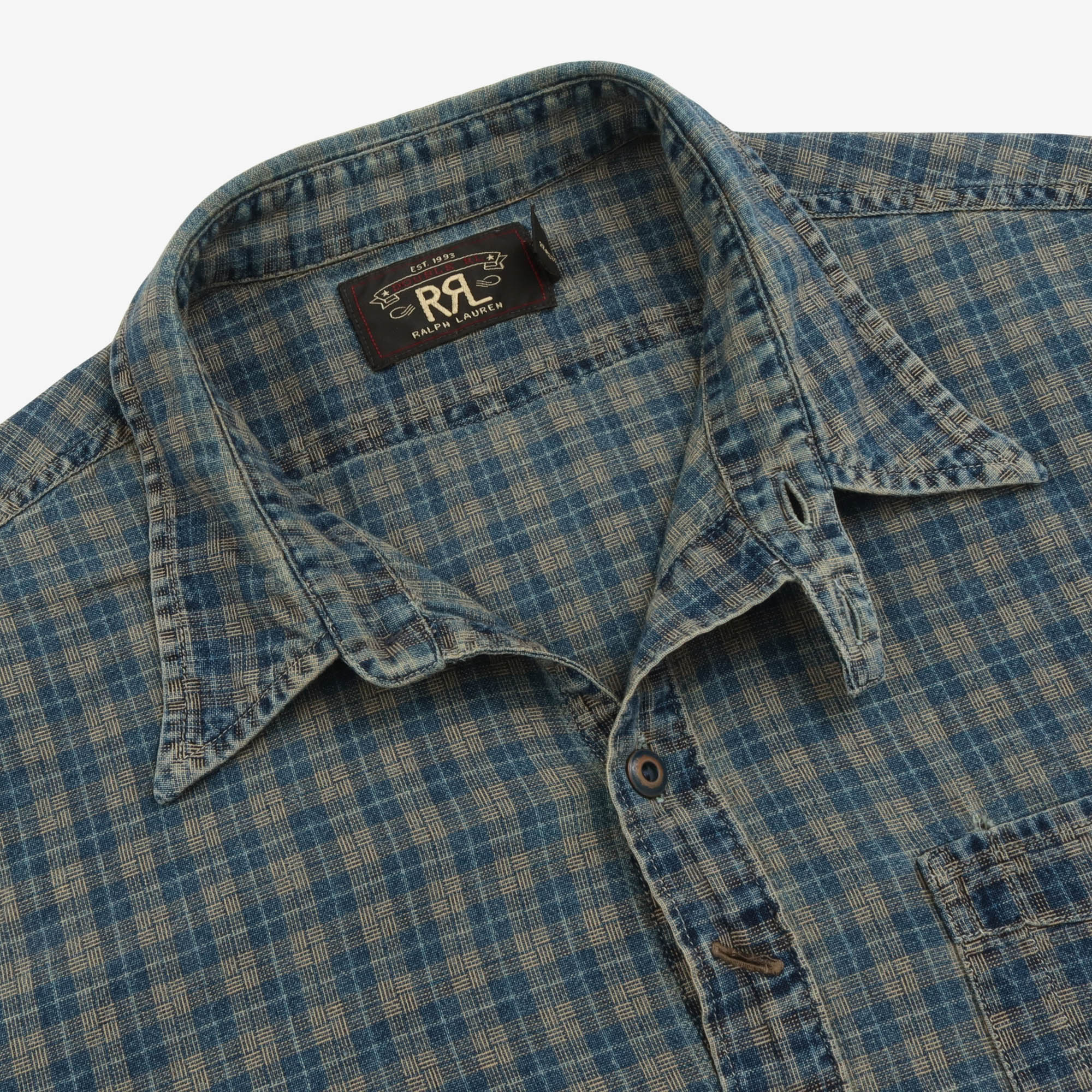 Indigo Plaid Shirt
