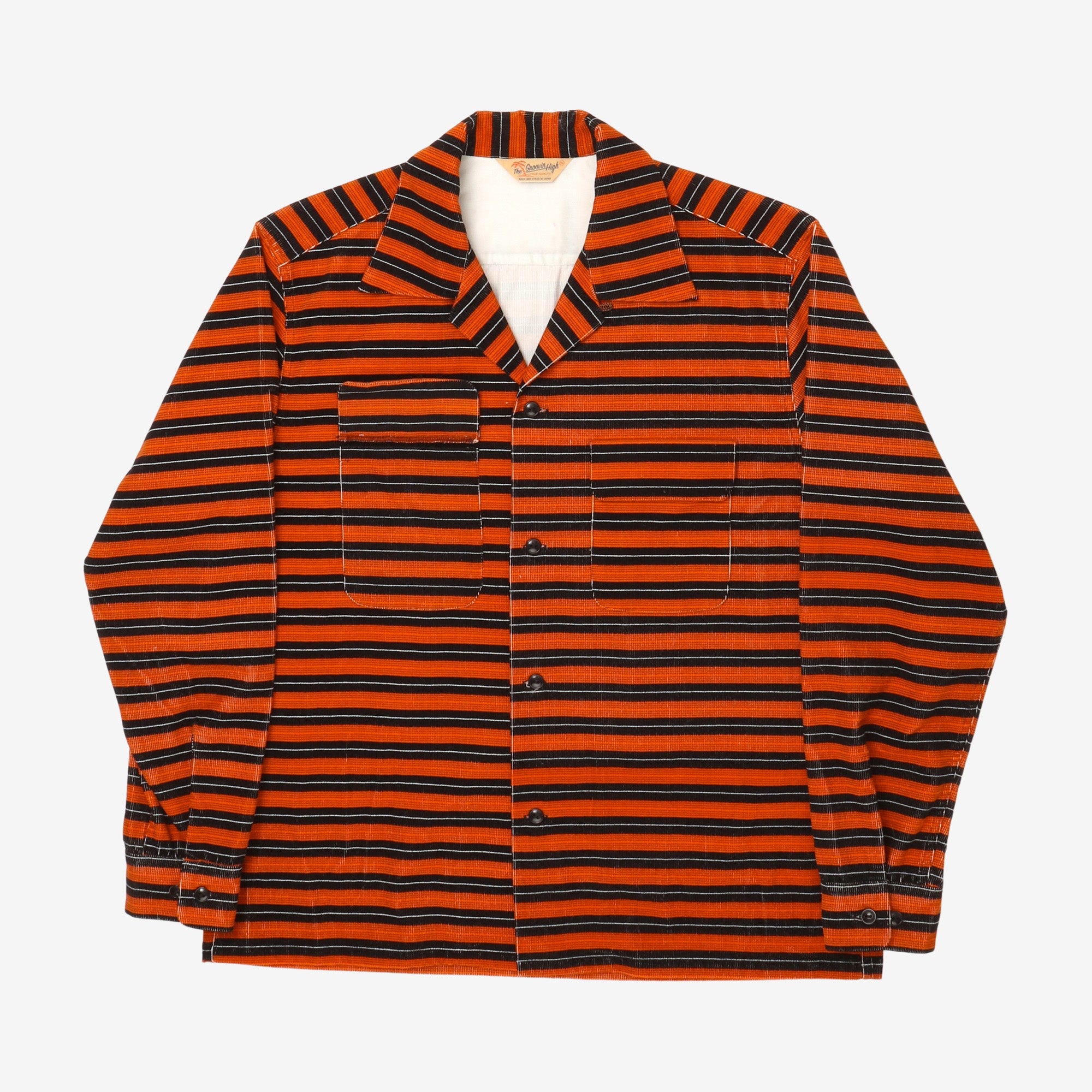 Striped Corduroy Box Shirt