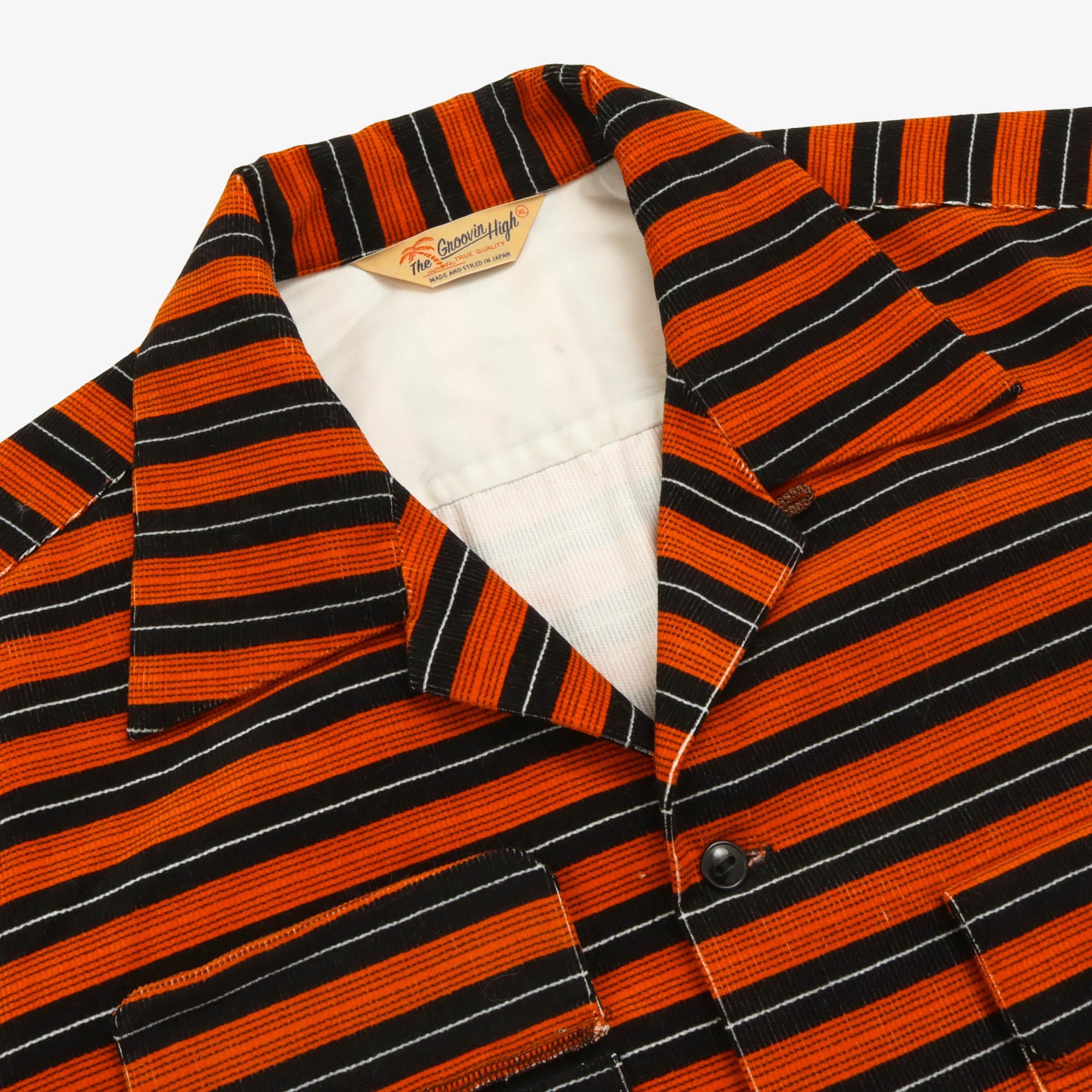Striped Corduroy Box Shirt