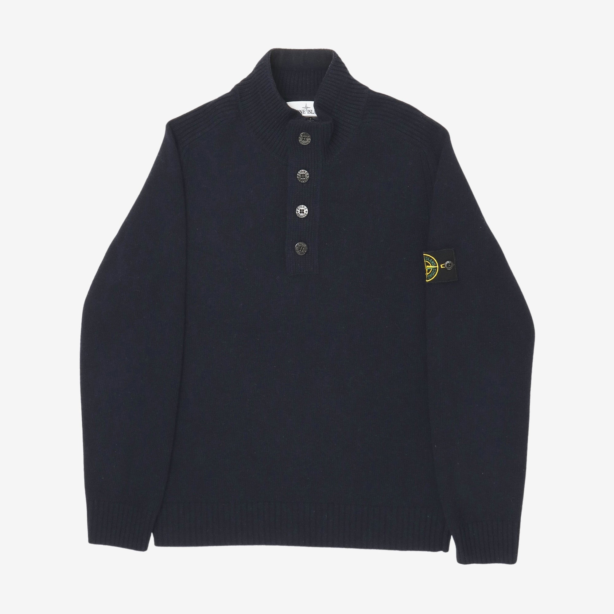 Wool Buttoned Cardigan