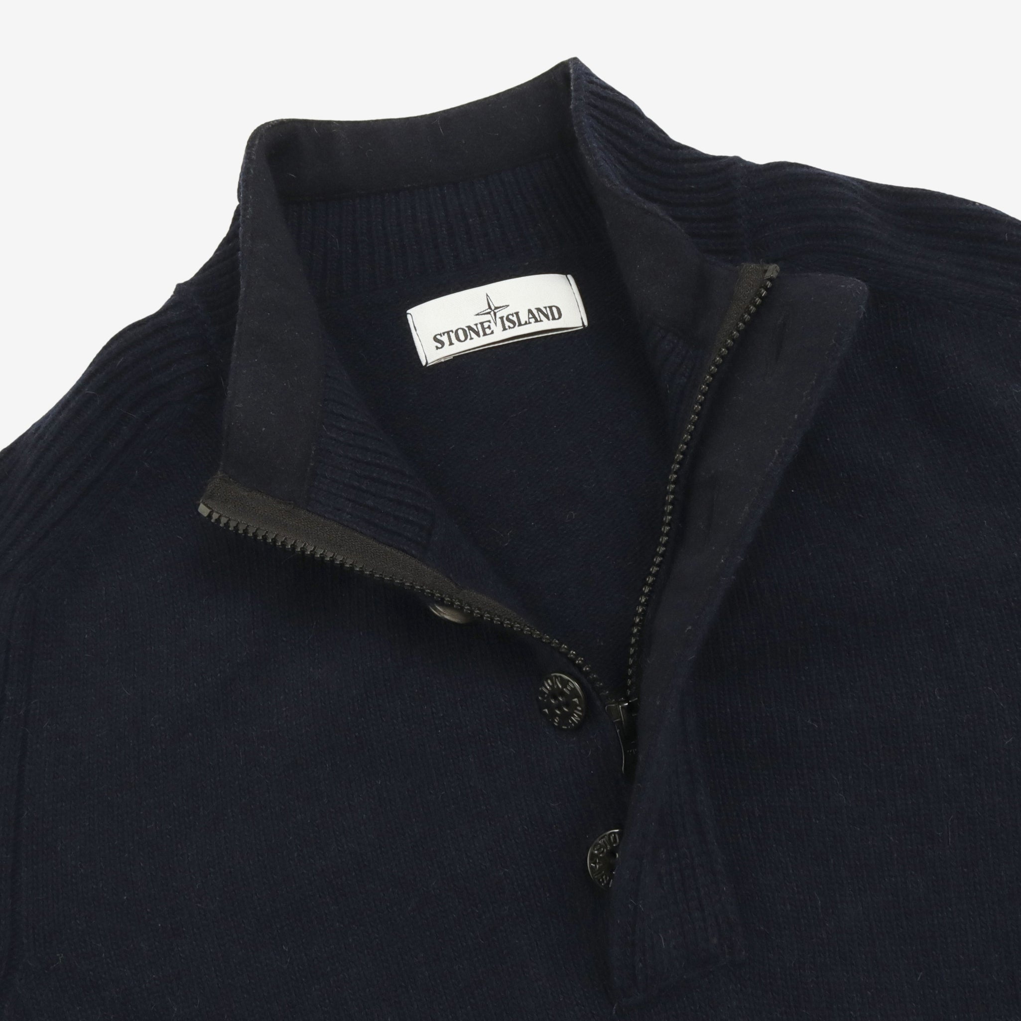 Wool Buttoned Cardigan