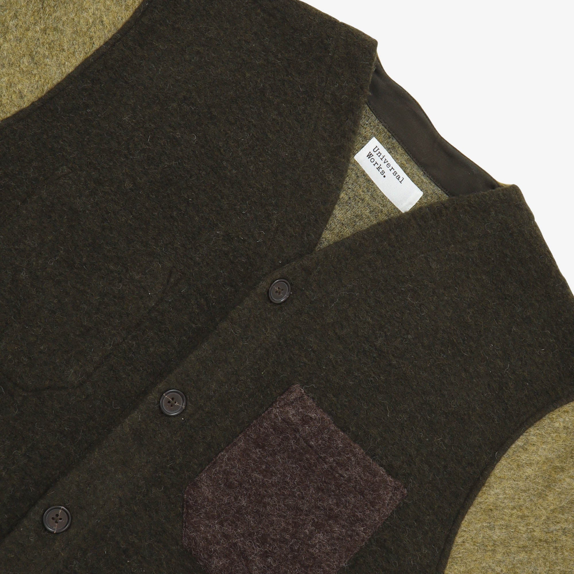 Wool Fleece Cardigan