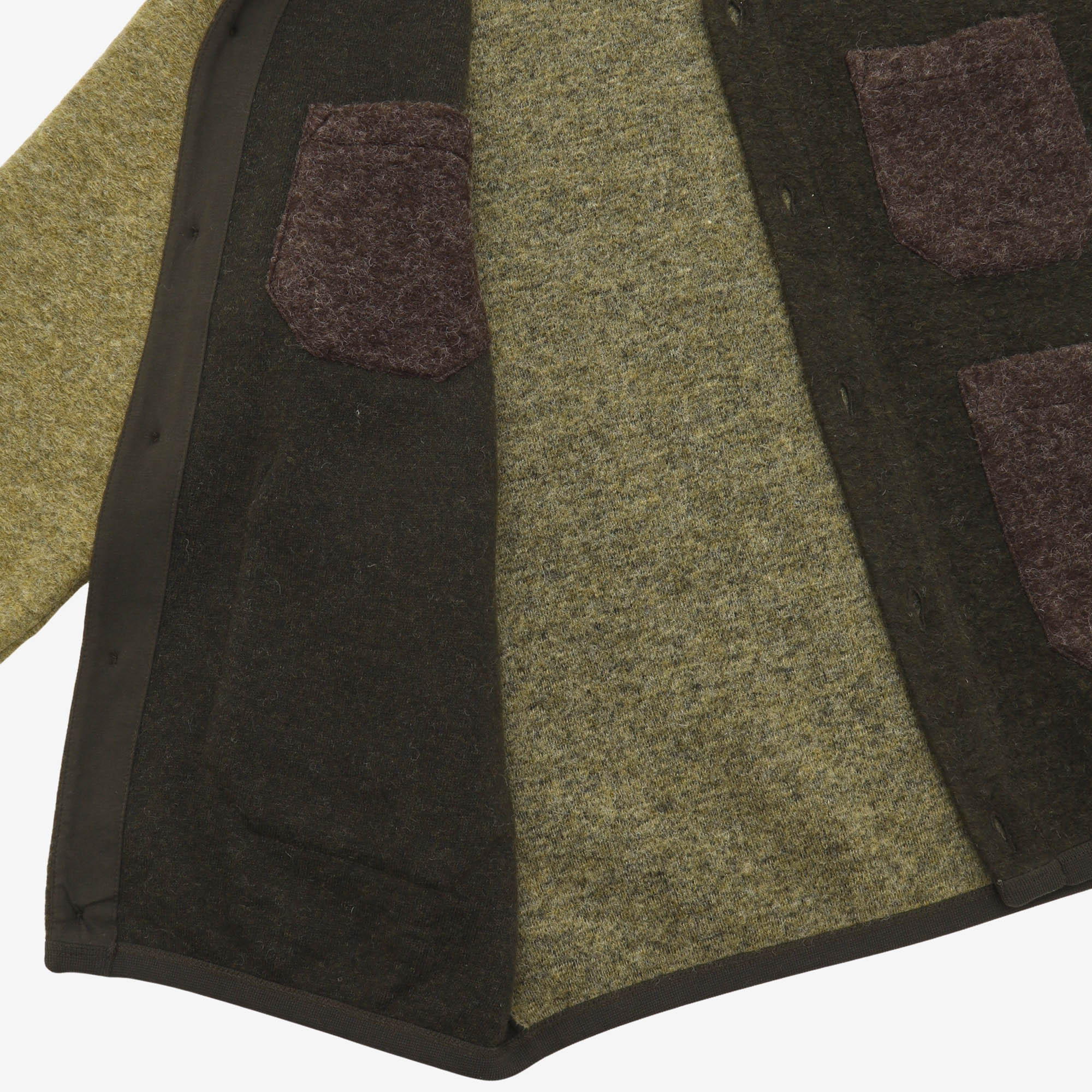 Wool Fleece Cardigan