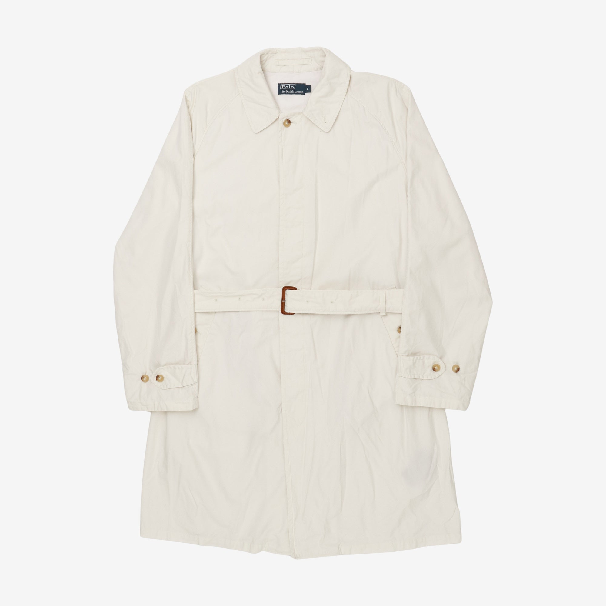 Belted Raglan Coat