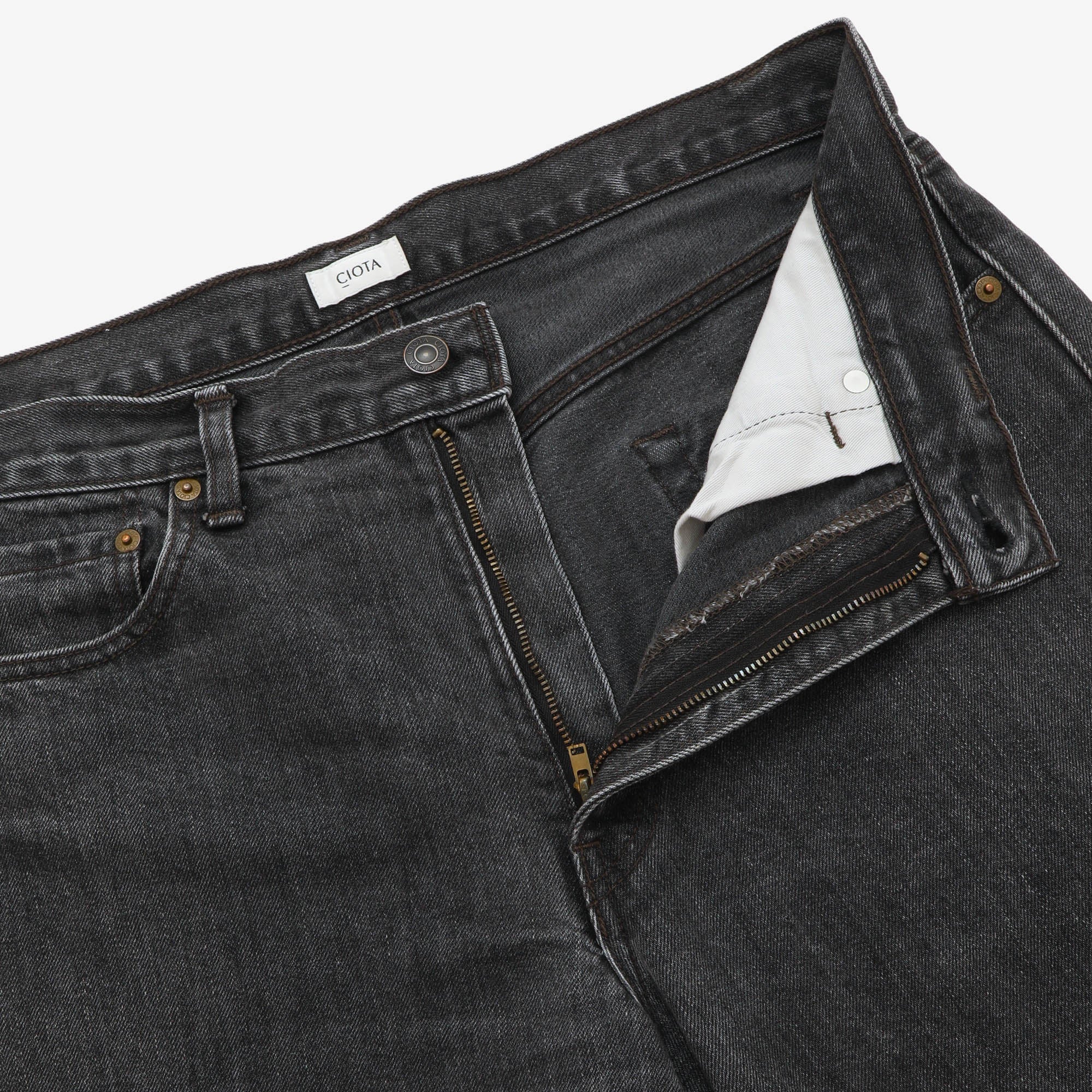 13.5oz Wide Tapered Selvedge Jeans (32W X 29L)