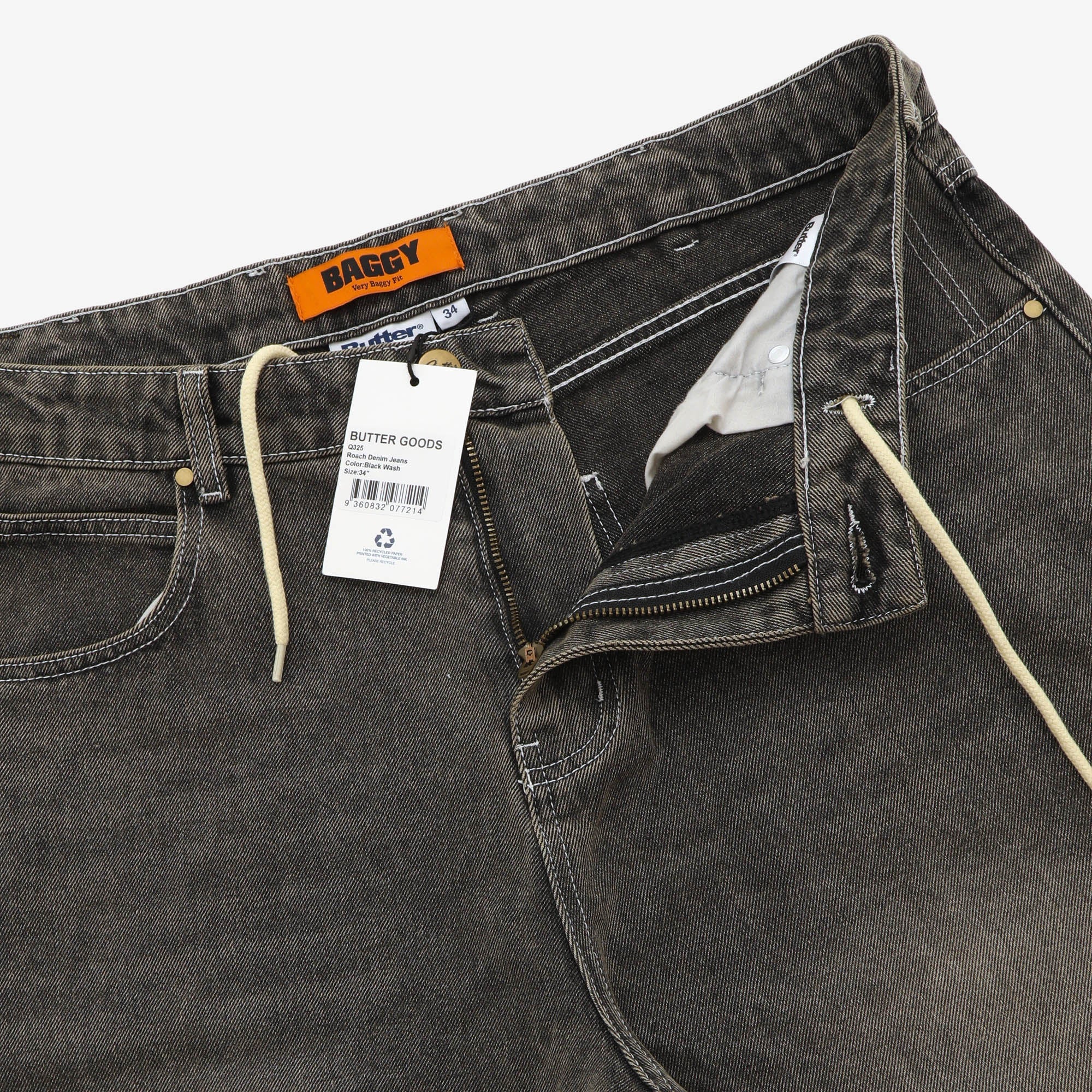 Baggy Roach Denim Jeans (36W X 30L)