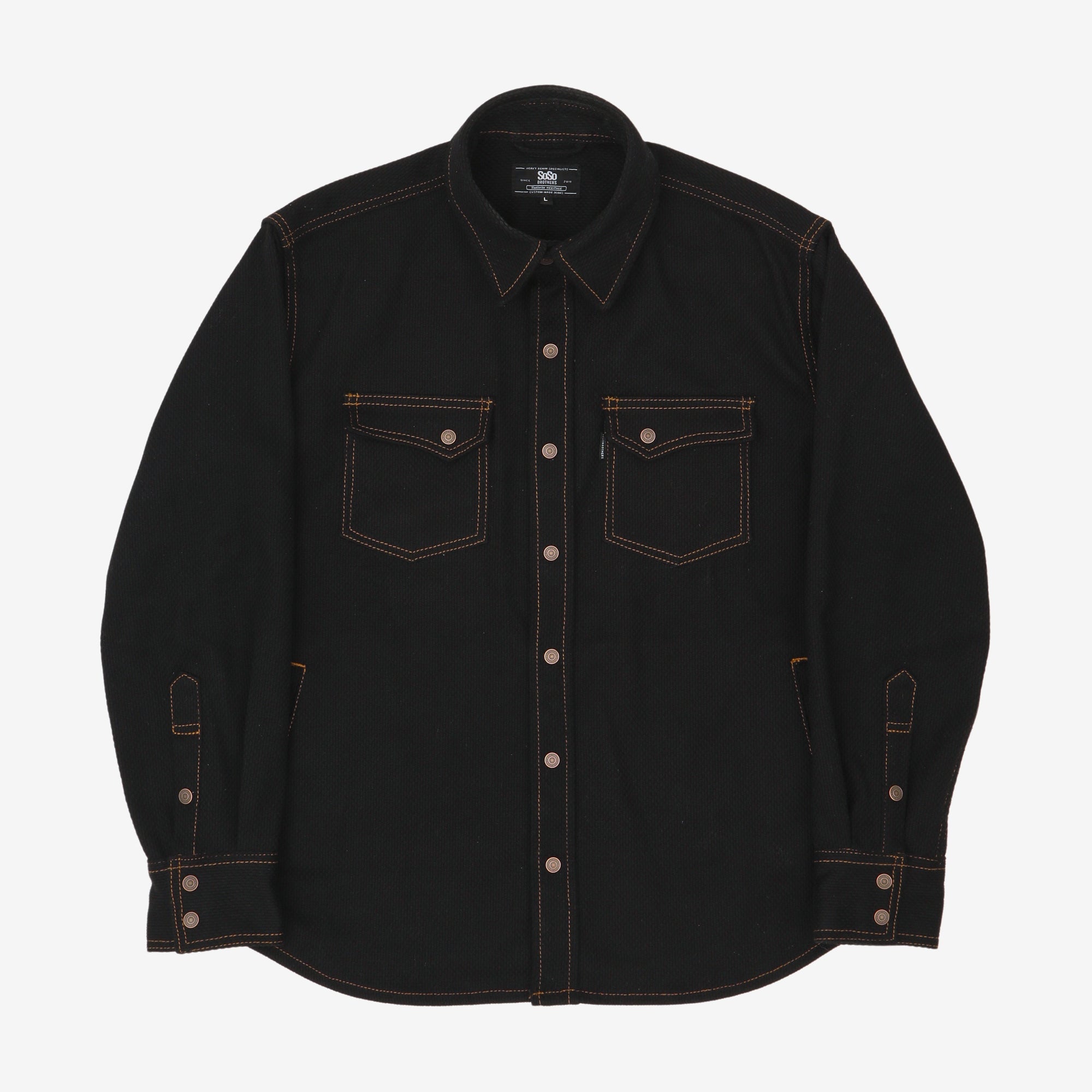 Sashiko Western Shirt Jacket