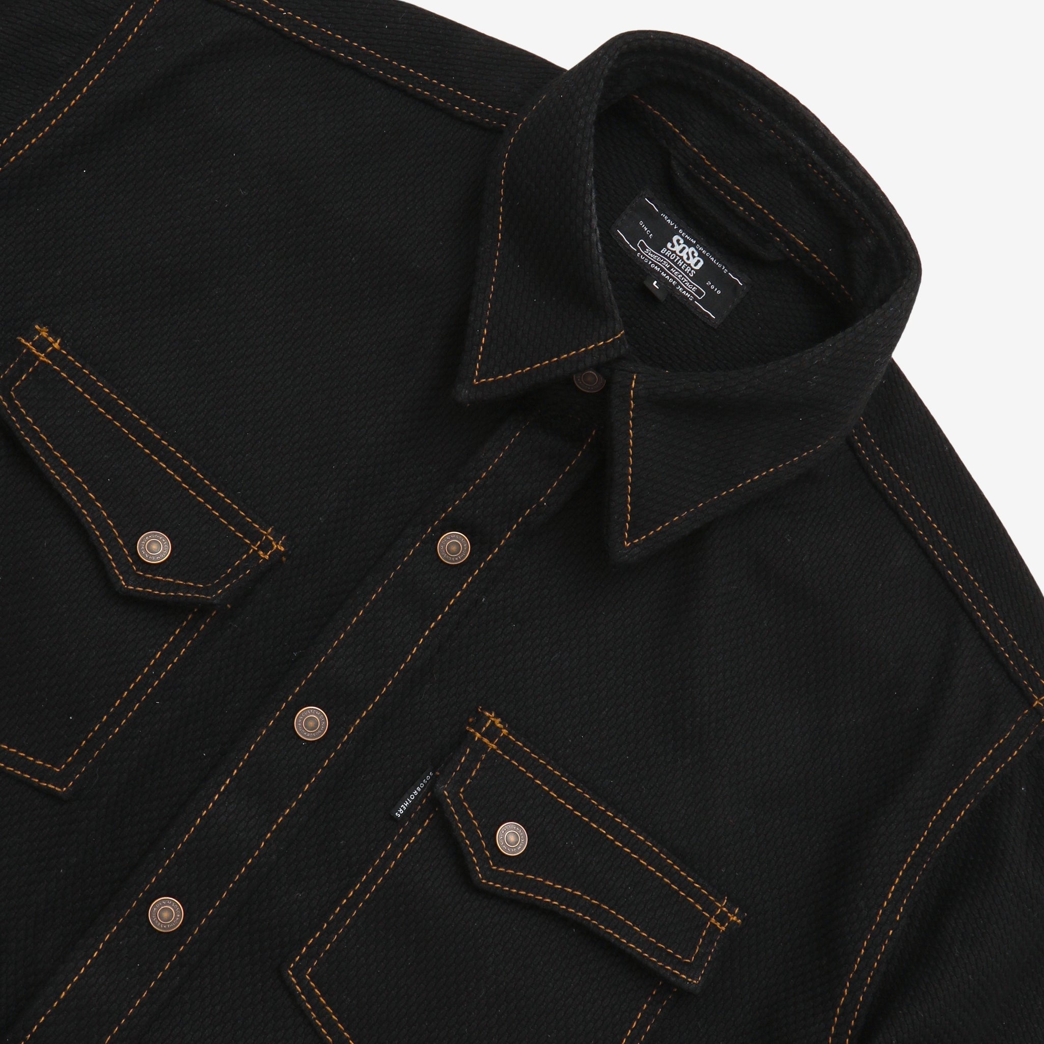 Sashiko Western Shirt Jacket