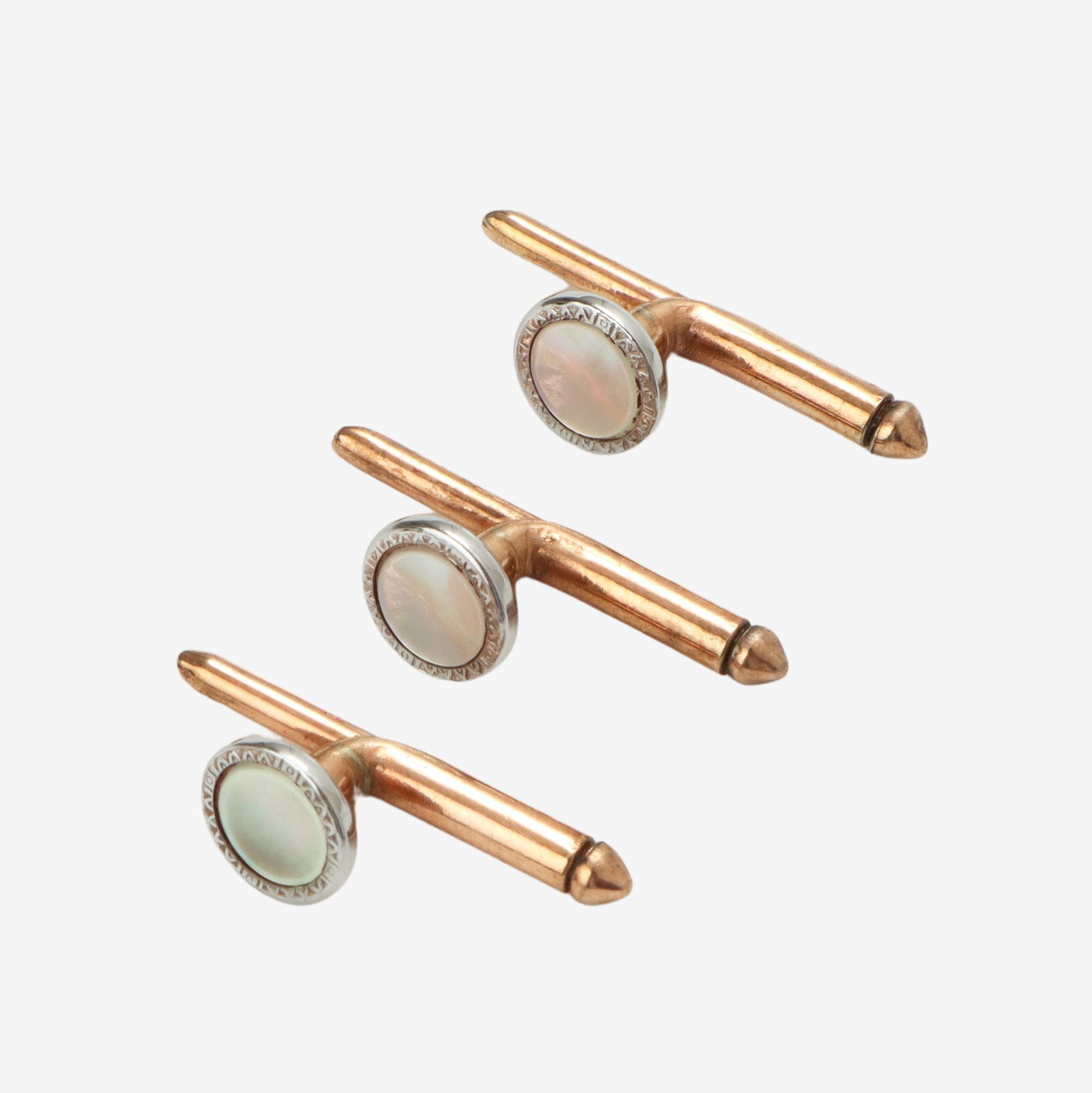 Abalone Mother-Of-Pearl Shirt Studs