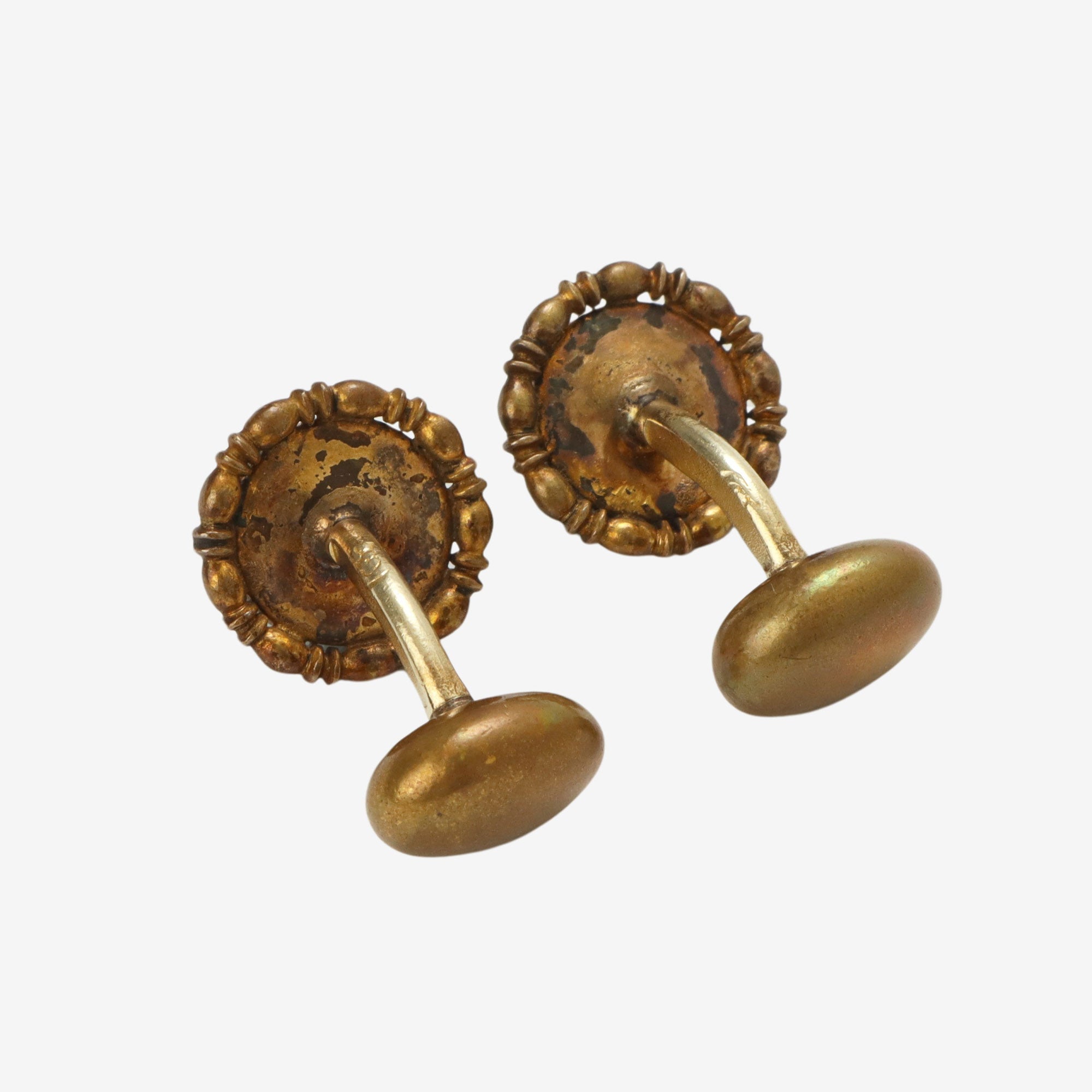 Gold and Turquoise Cufflinks