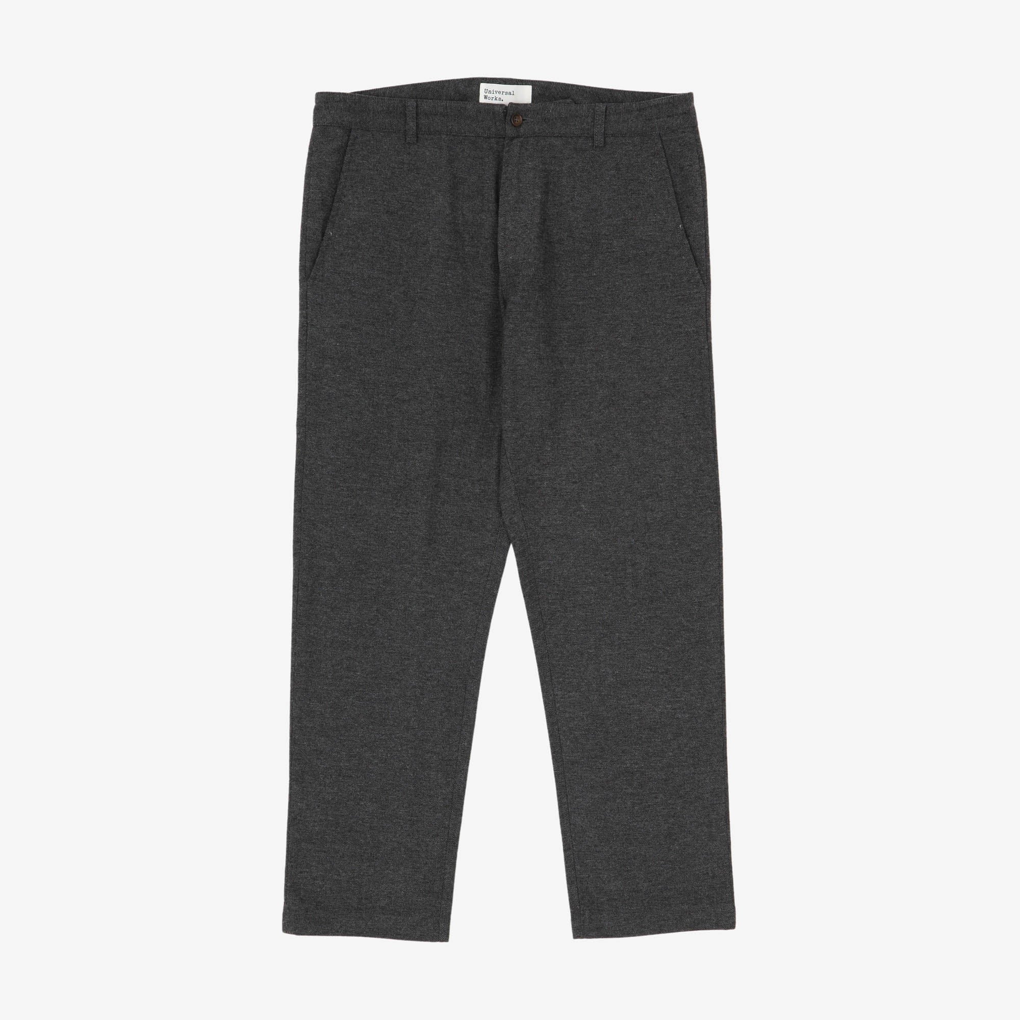 Wool Flat Front Trousers (36W X 29L)