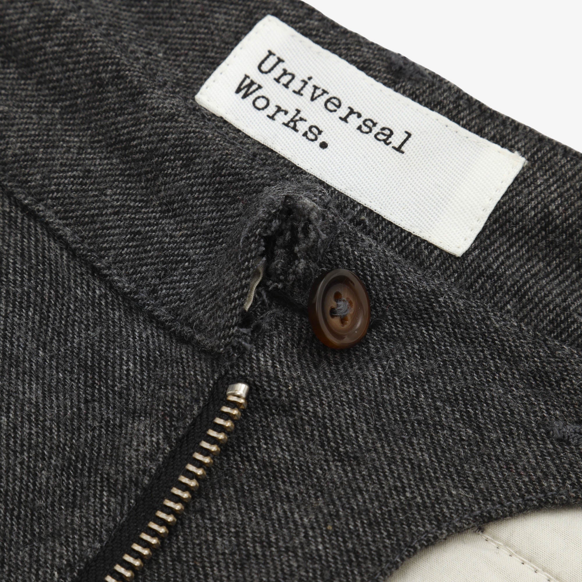 Wool Flat Front Trousers (36W X 29L)