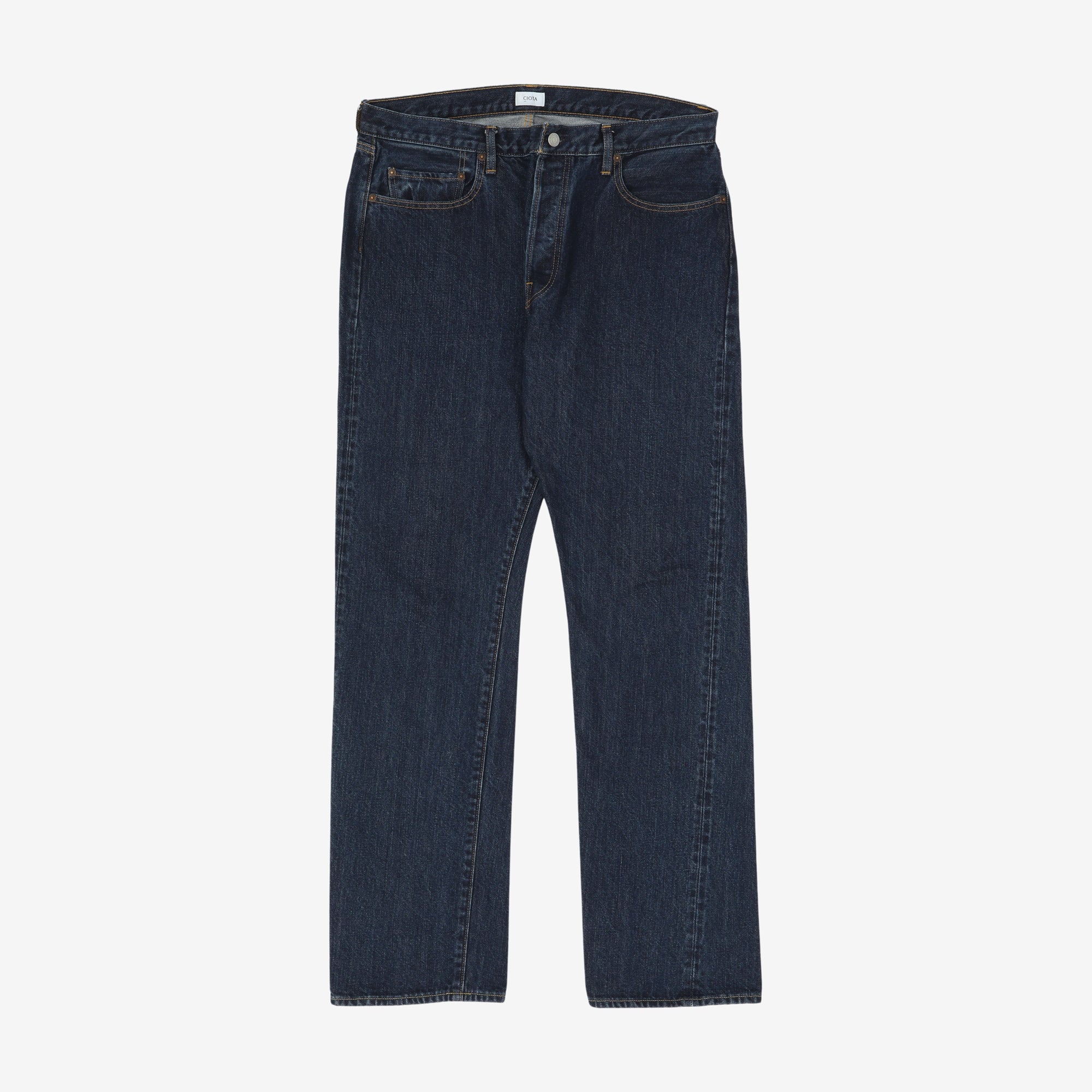 Straight 5 Pocket Selvedge Jeans (36W X 33L)