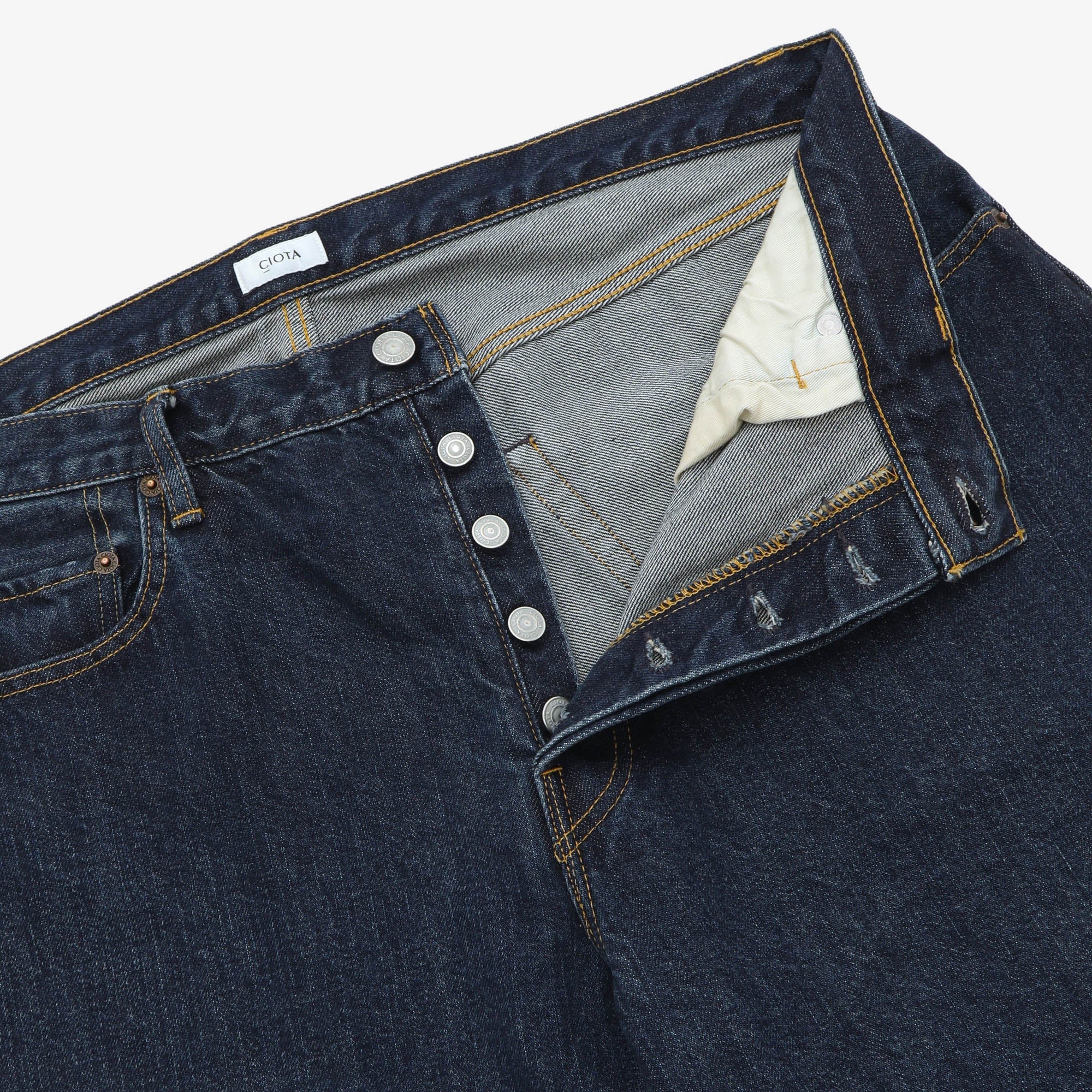 Straight 5 Pocket Selvedge Jeans (36W X 33L)