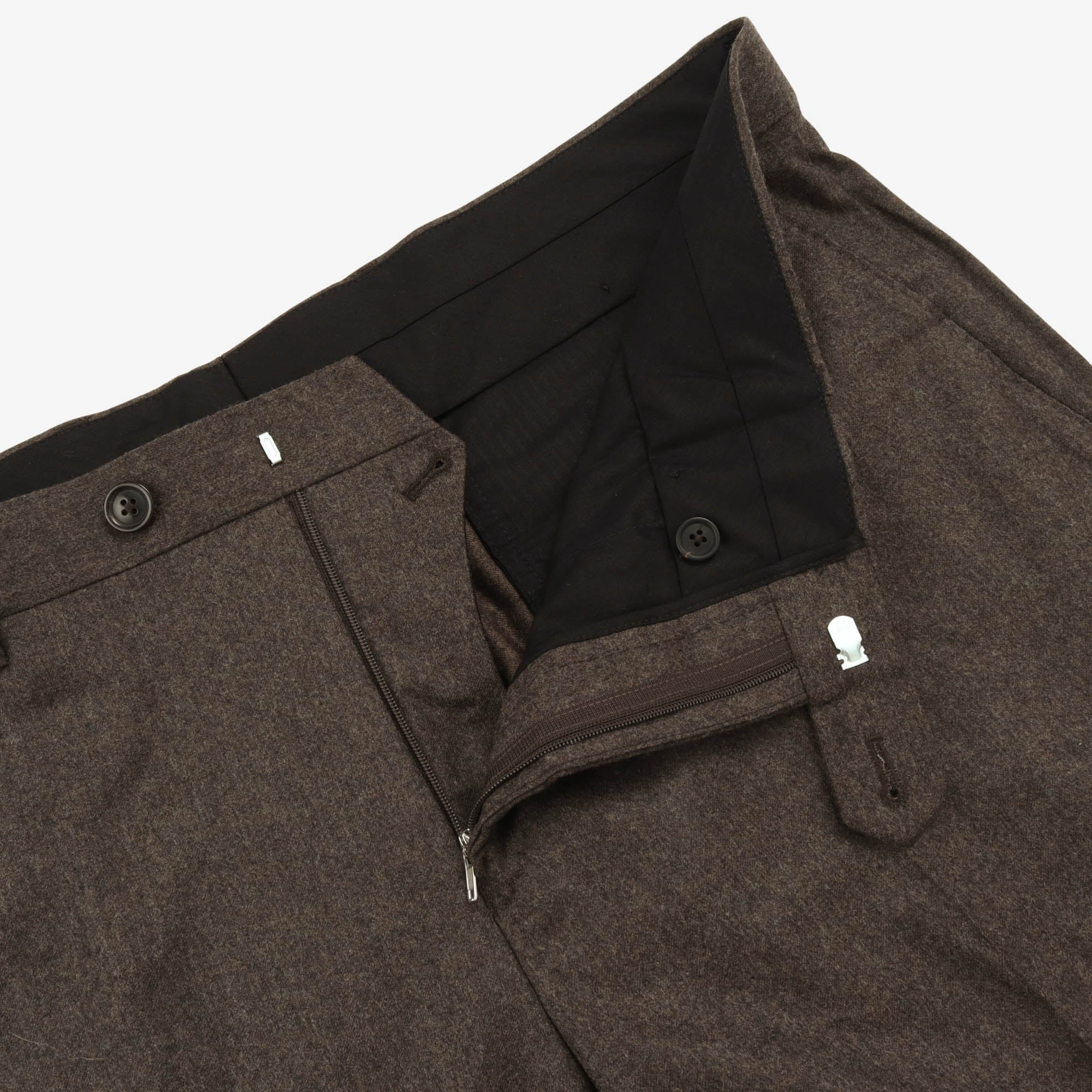 Wool Flannel Tailored Trousers (38W X 34L)