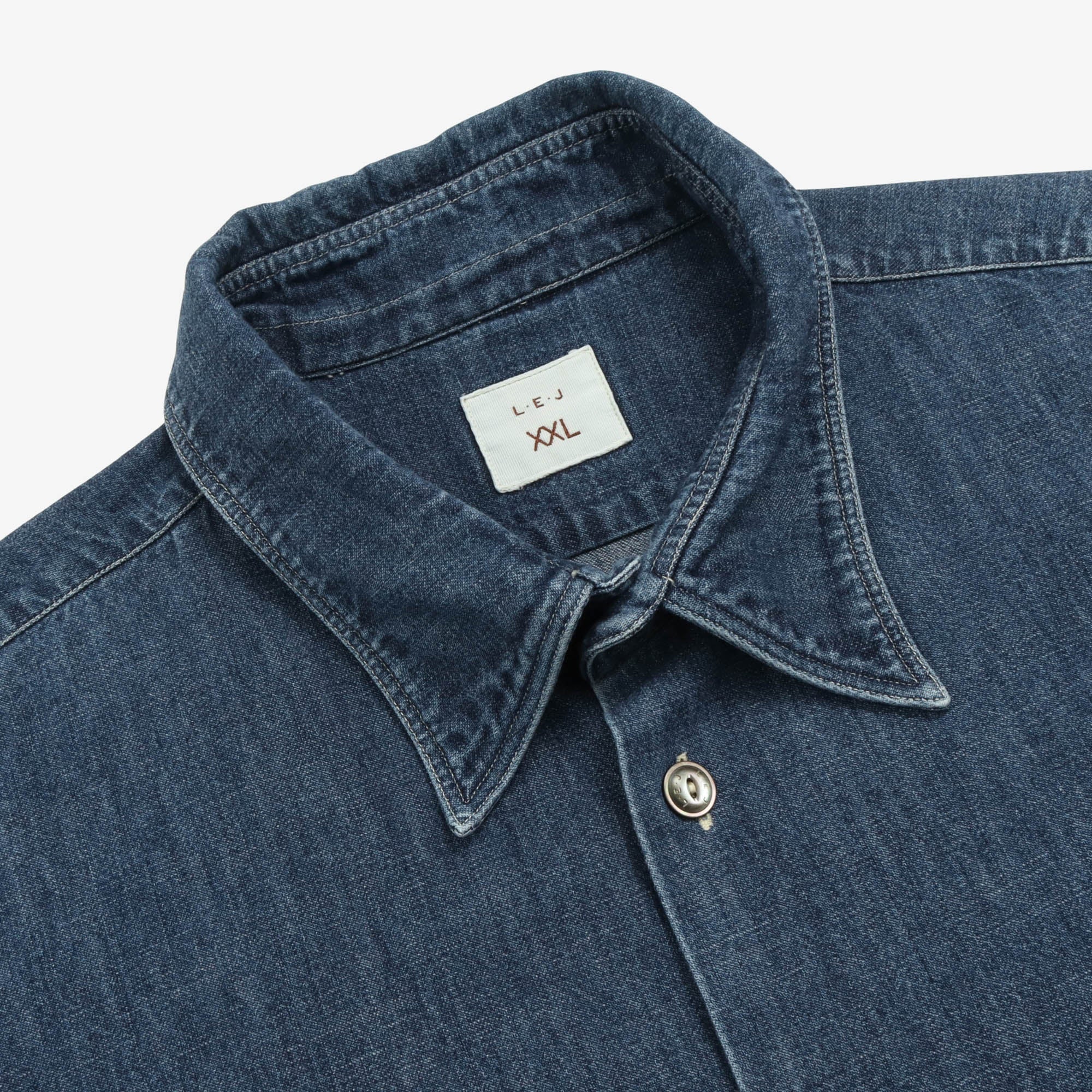 Denim Two Pocket Work Shirt