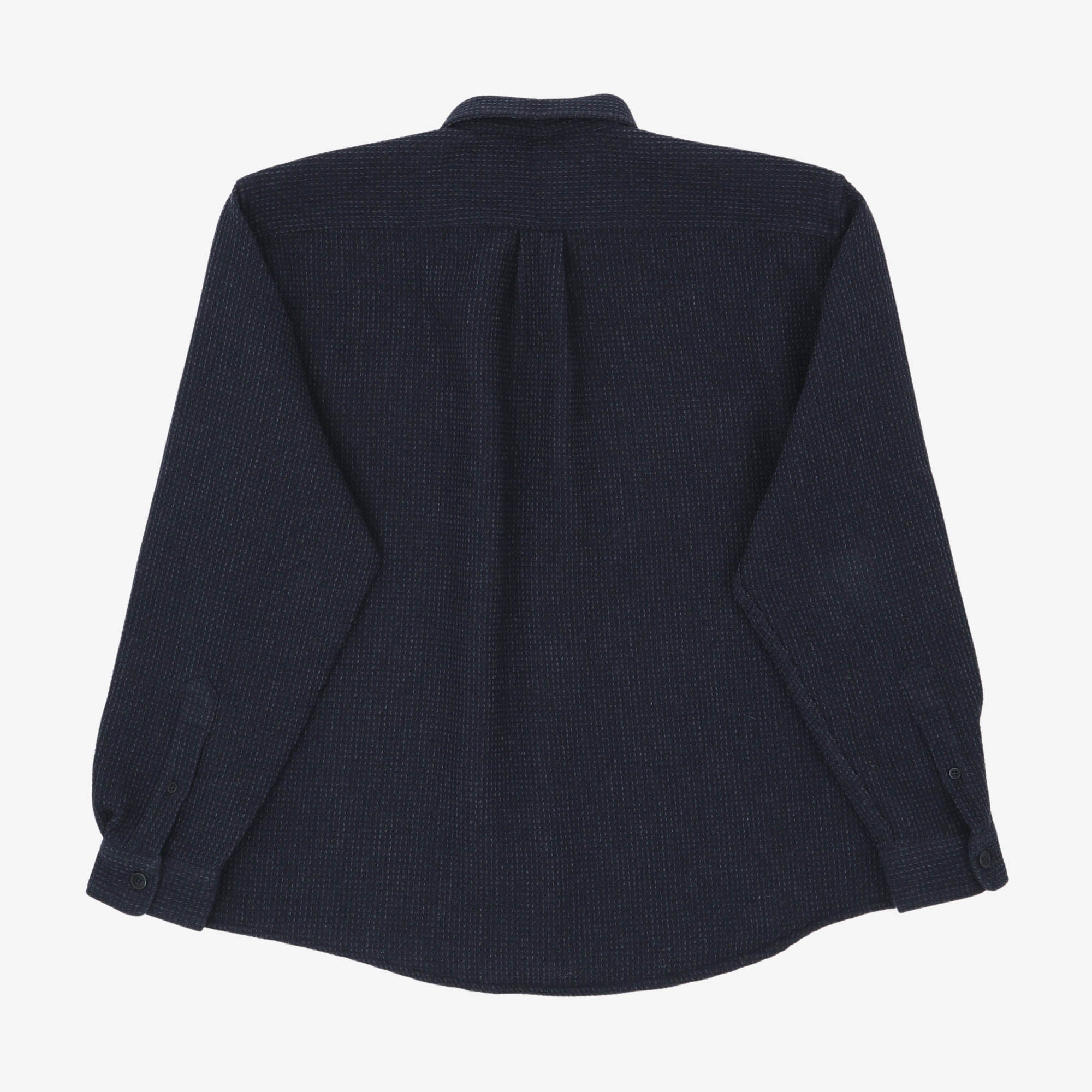 Boxy Waffle Knit Shirt