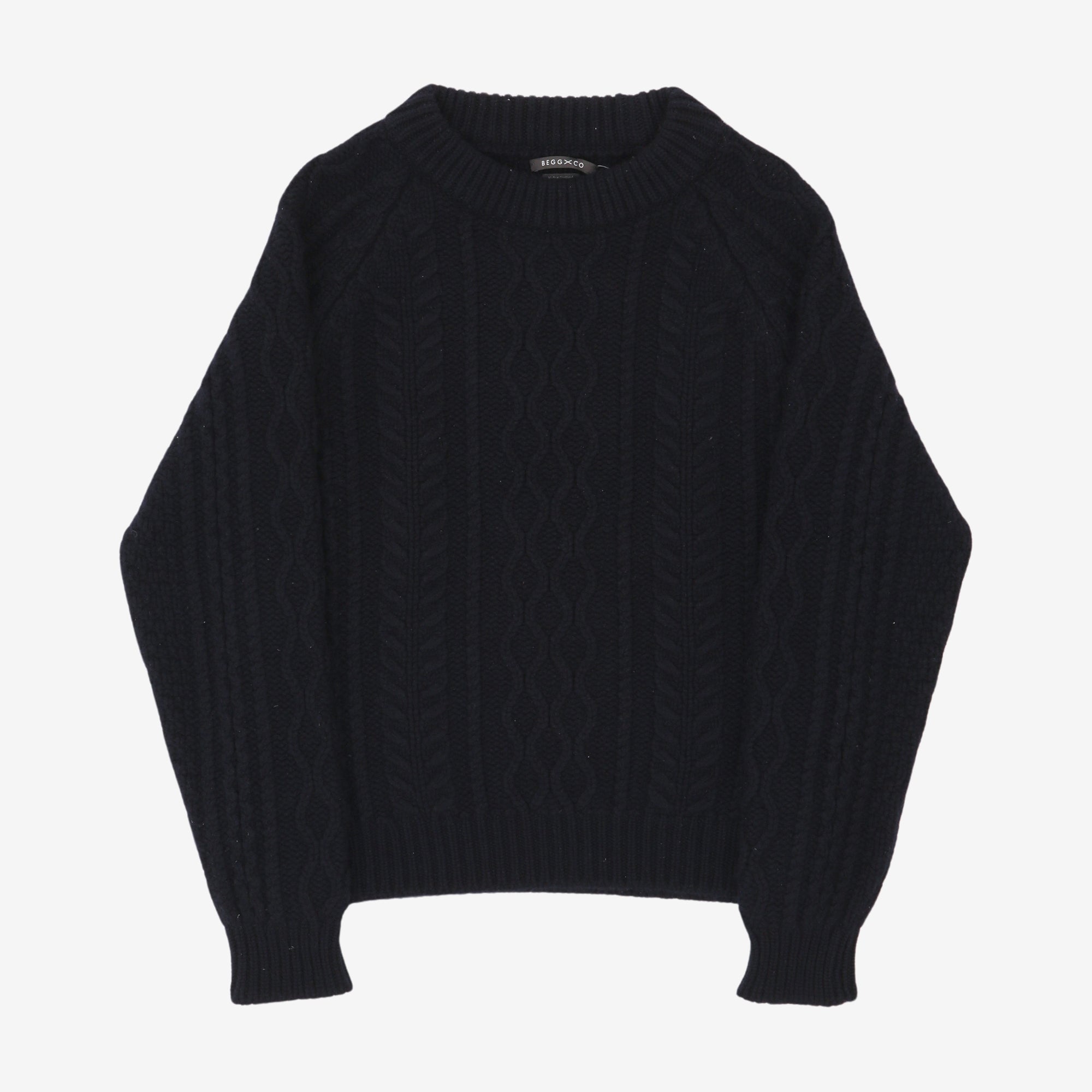 Isla Cashmere Cable Knit Sweater