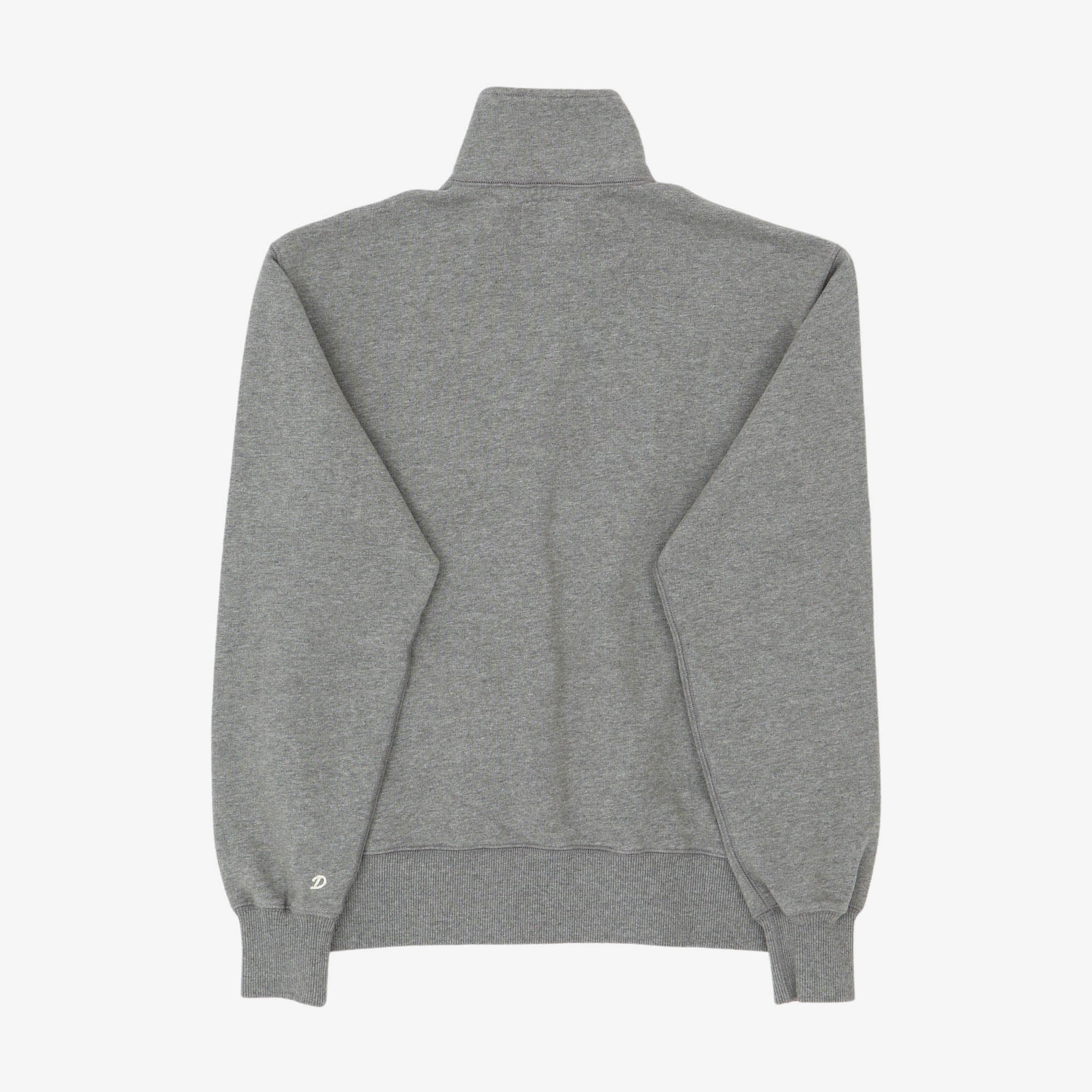 Half-Zip Collared Sweatshirt