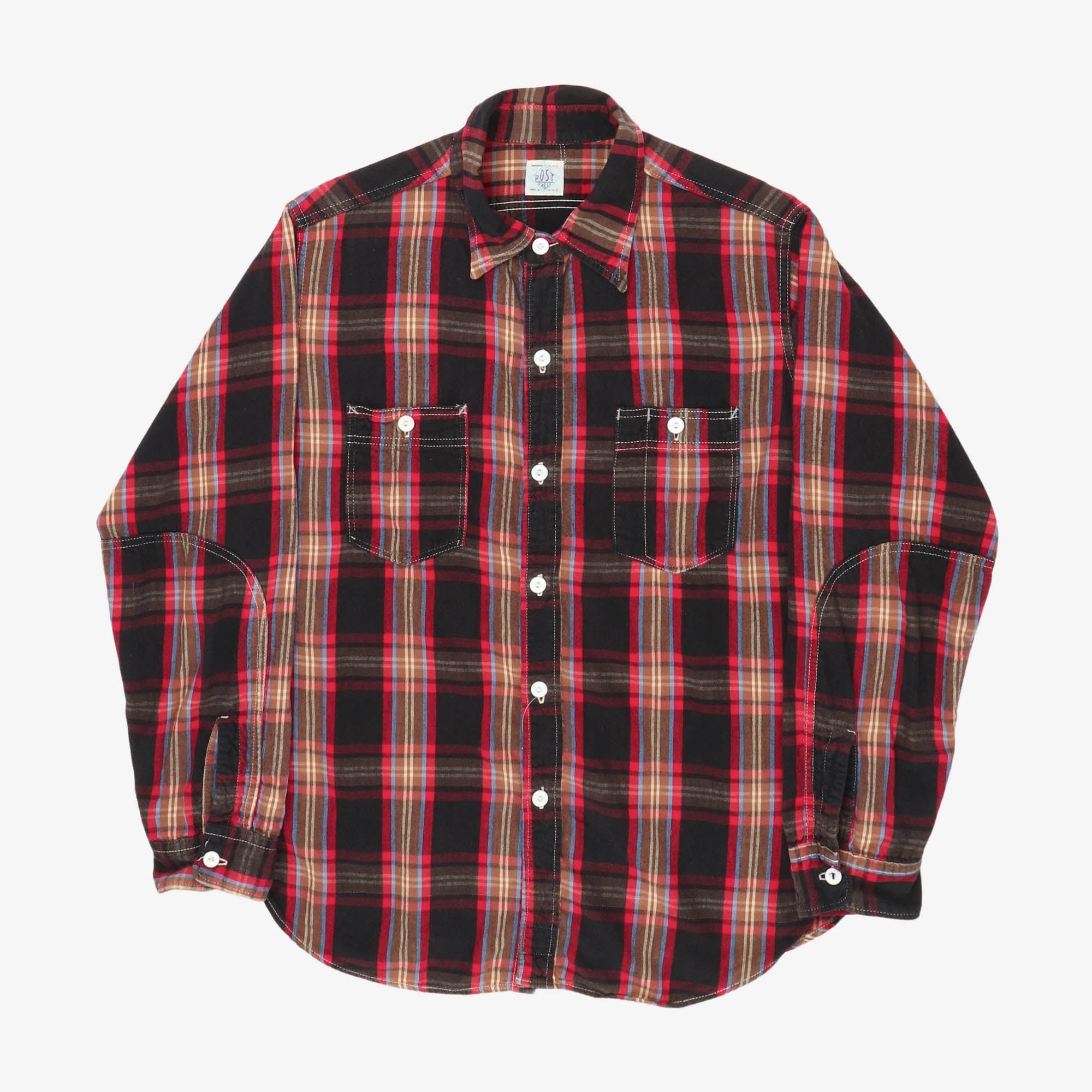 Plaid Flannel Work Shirt
