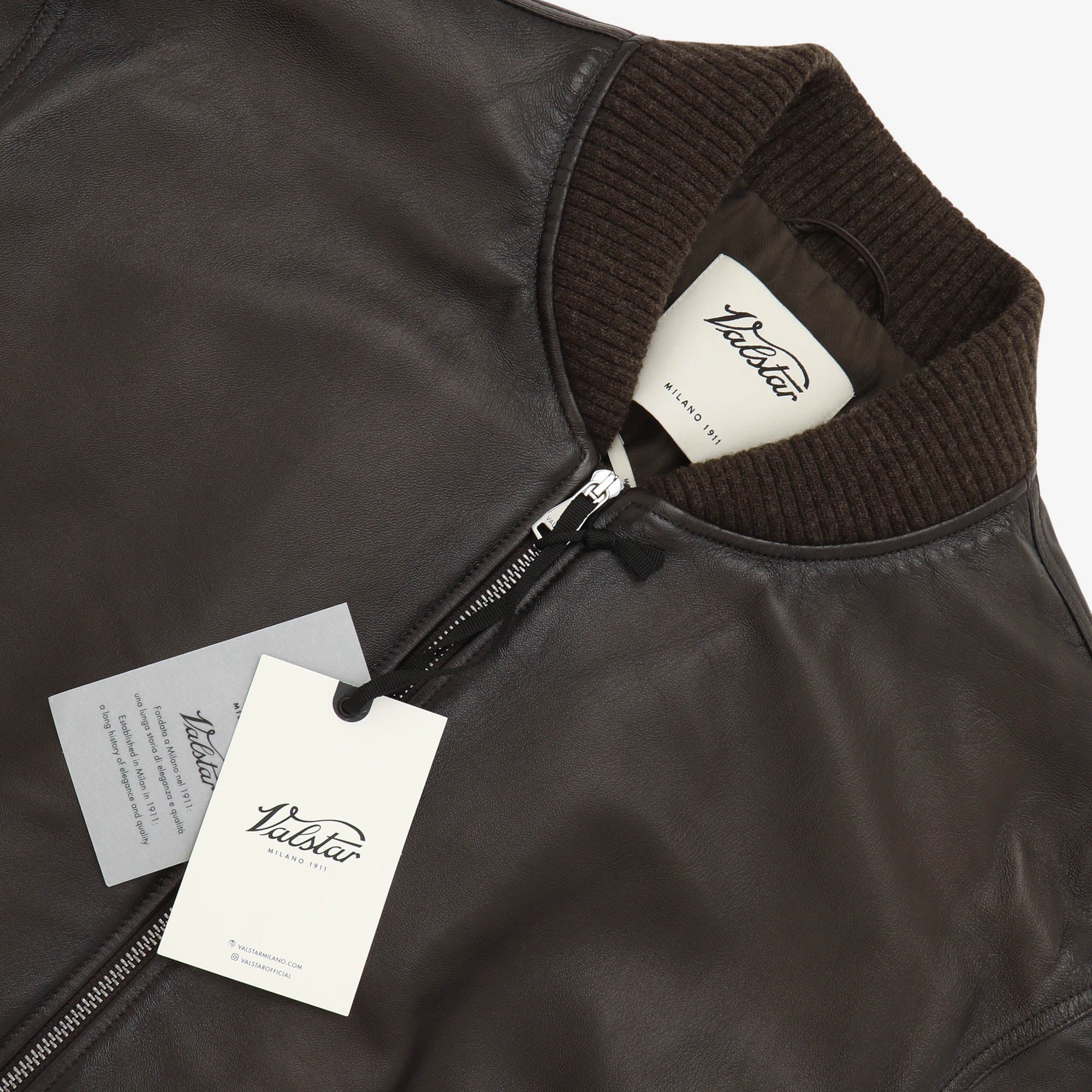 Nappa Leather Bomber Jacket