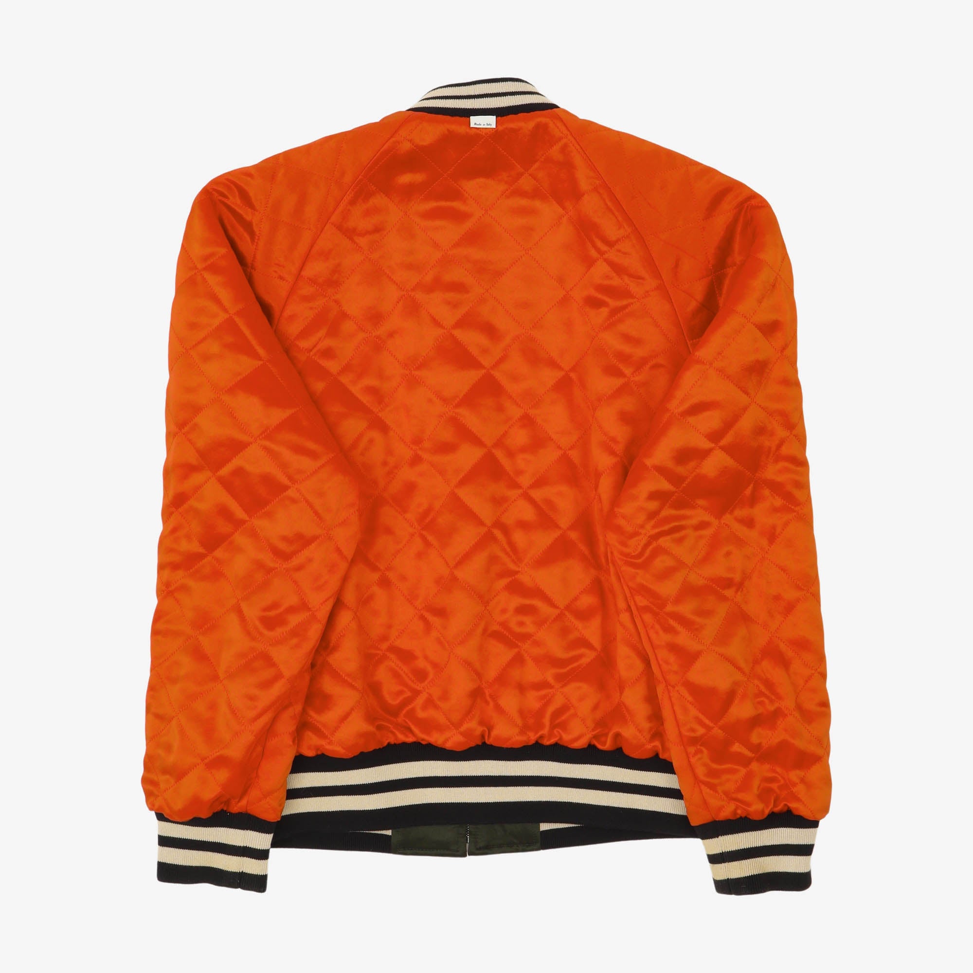 Reversible Satin-Twill Bomber Jacket