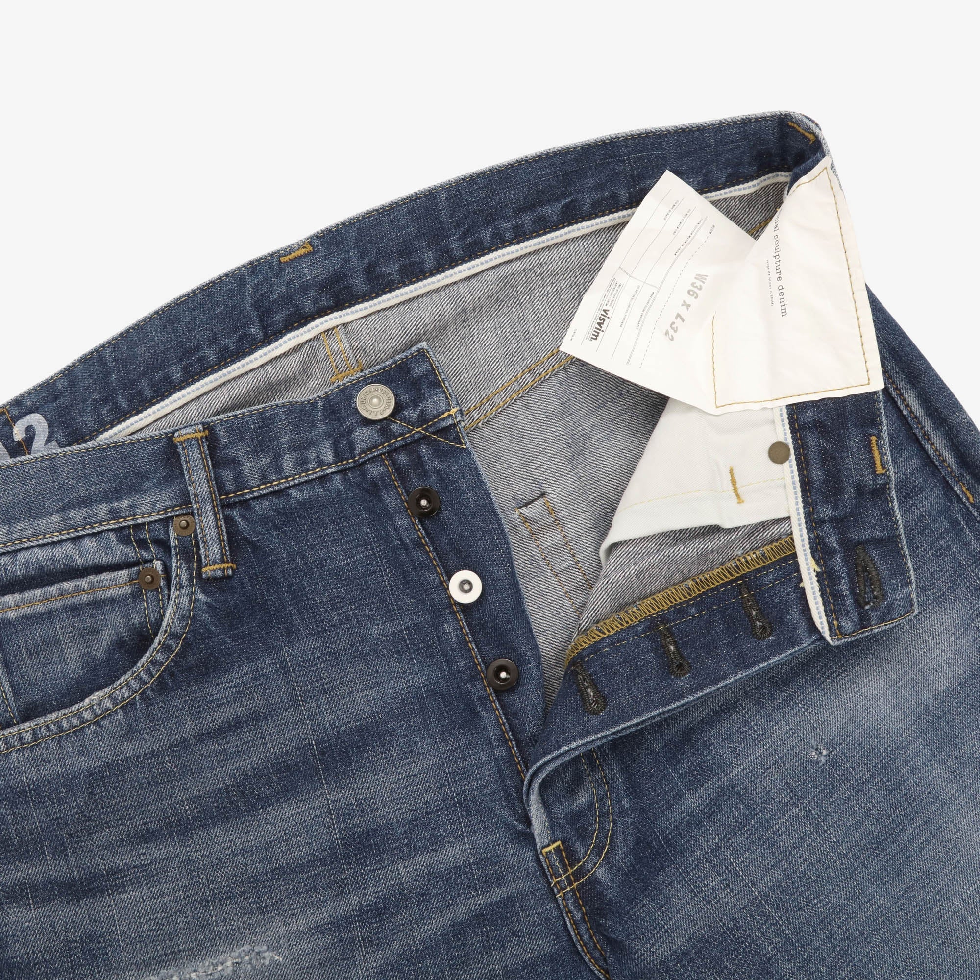 Social Sculpture Slim Straight Selvedge Jeans