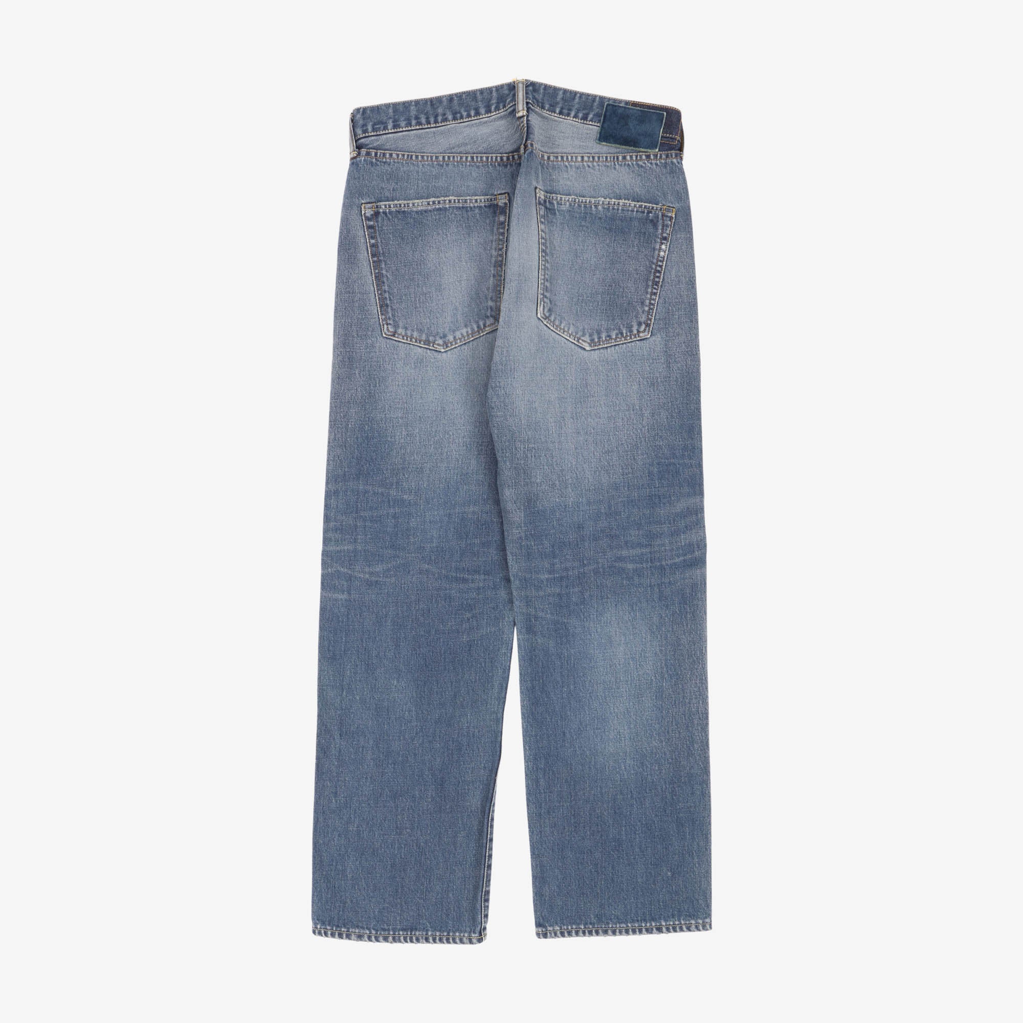 Social Sculpture Loose Fit Selvedge Jeans DMGD (36W X 30.5L)