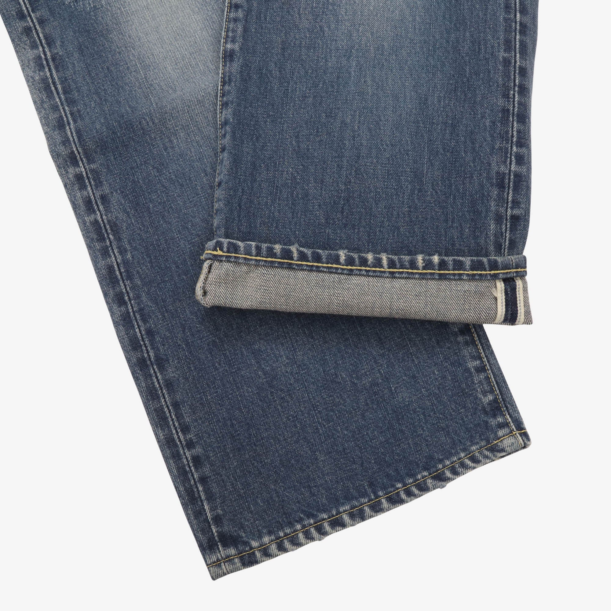 Social Sculpture Loose Fit Selvedge Jeans DMGD (36W X 30.5L)