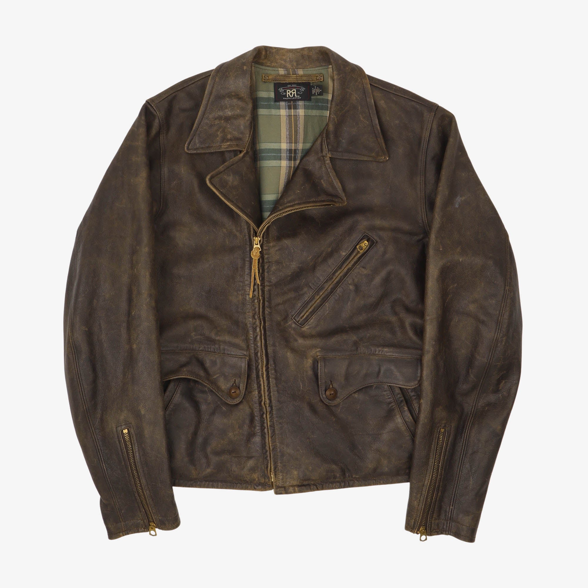 Cowhide Moto Jacket